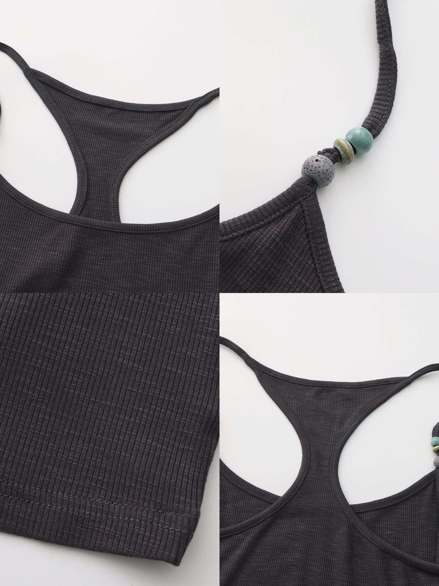 Beaded Slim Fit Cami Top