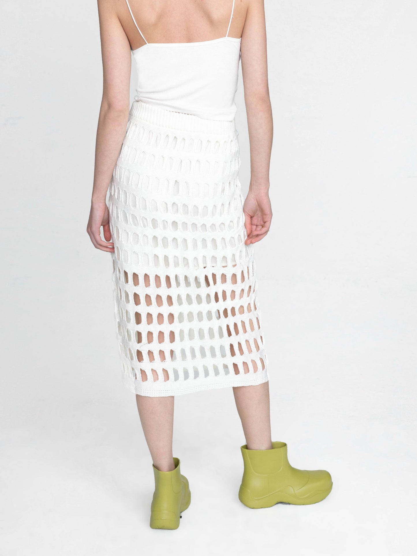 CUBIC Women's Large Mesh Midi Skirt