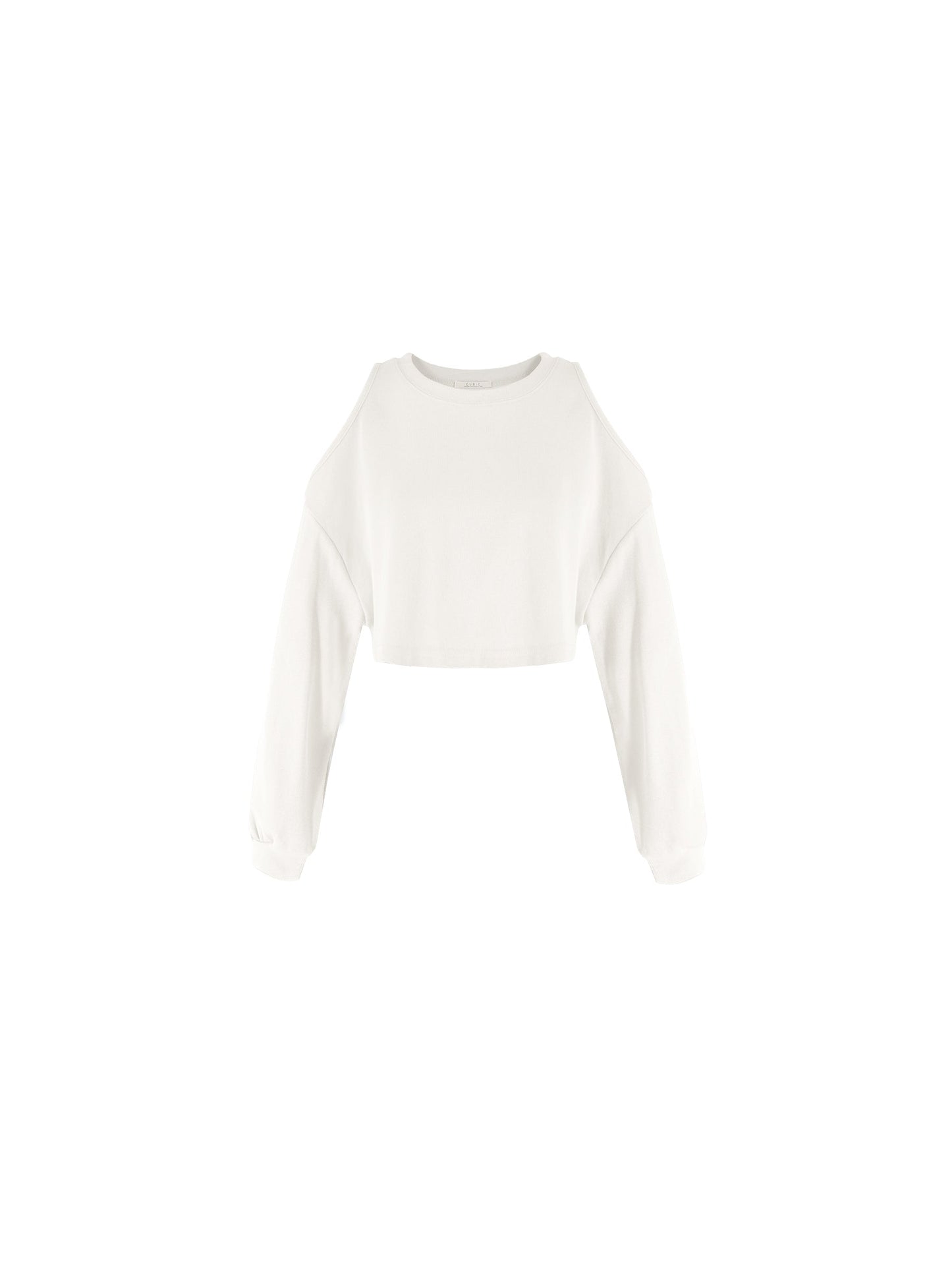 Shoulder Cut Out Crop Top