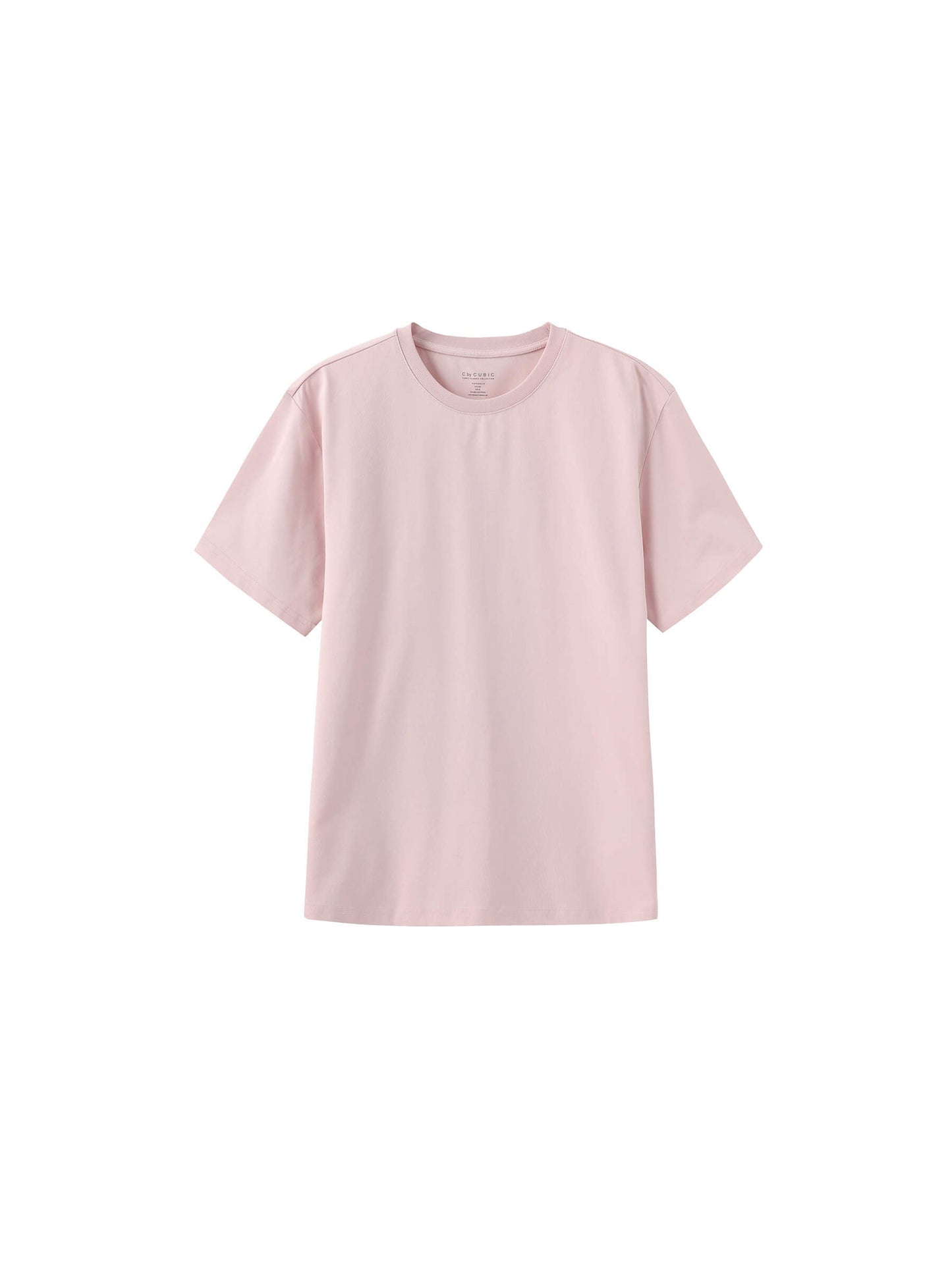 C by CUBIC Oversized Crew Neck Solid T-Shirt