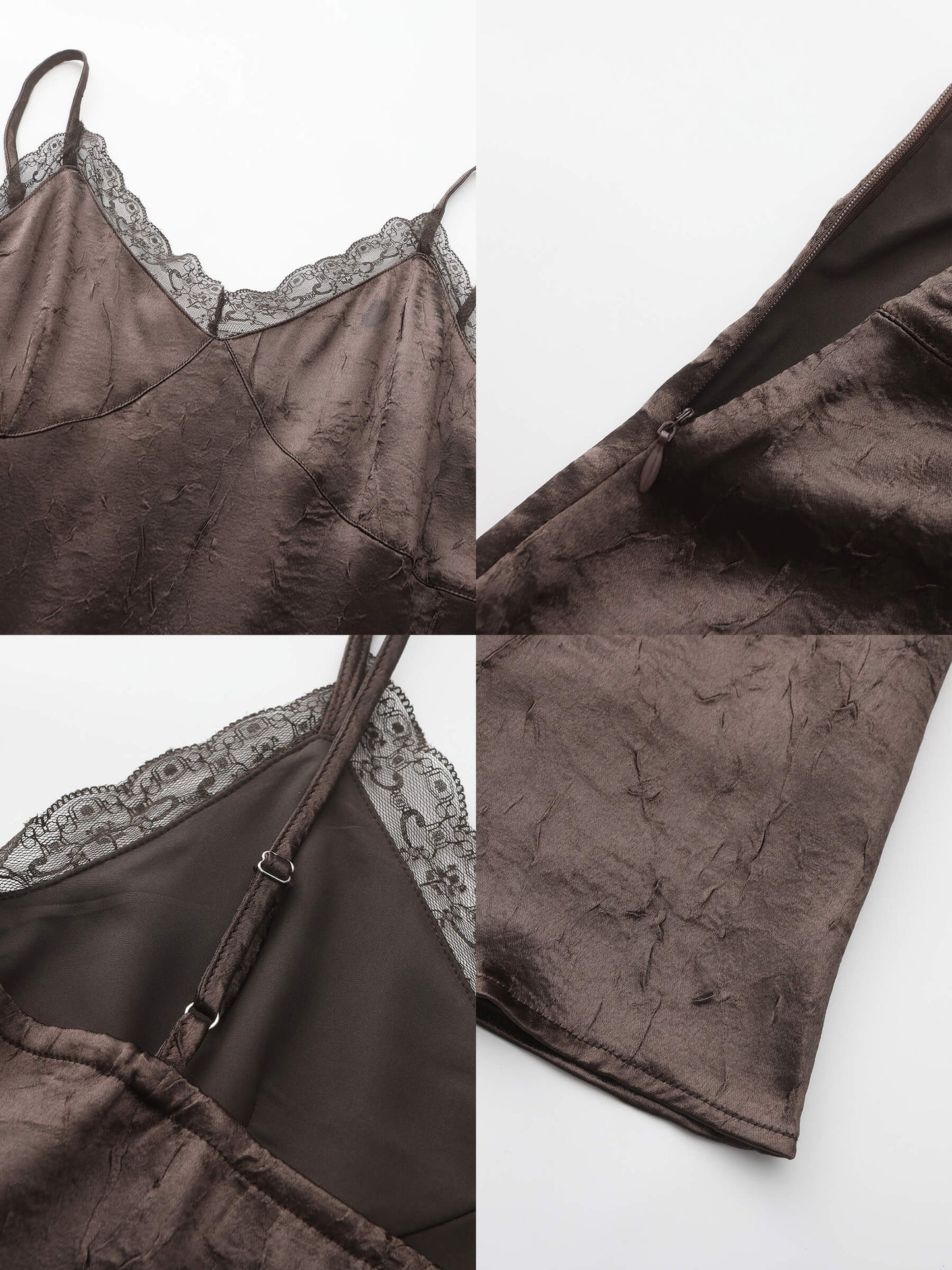 Lace Neck Sling Dress