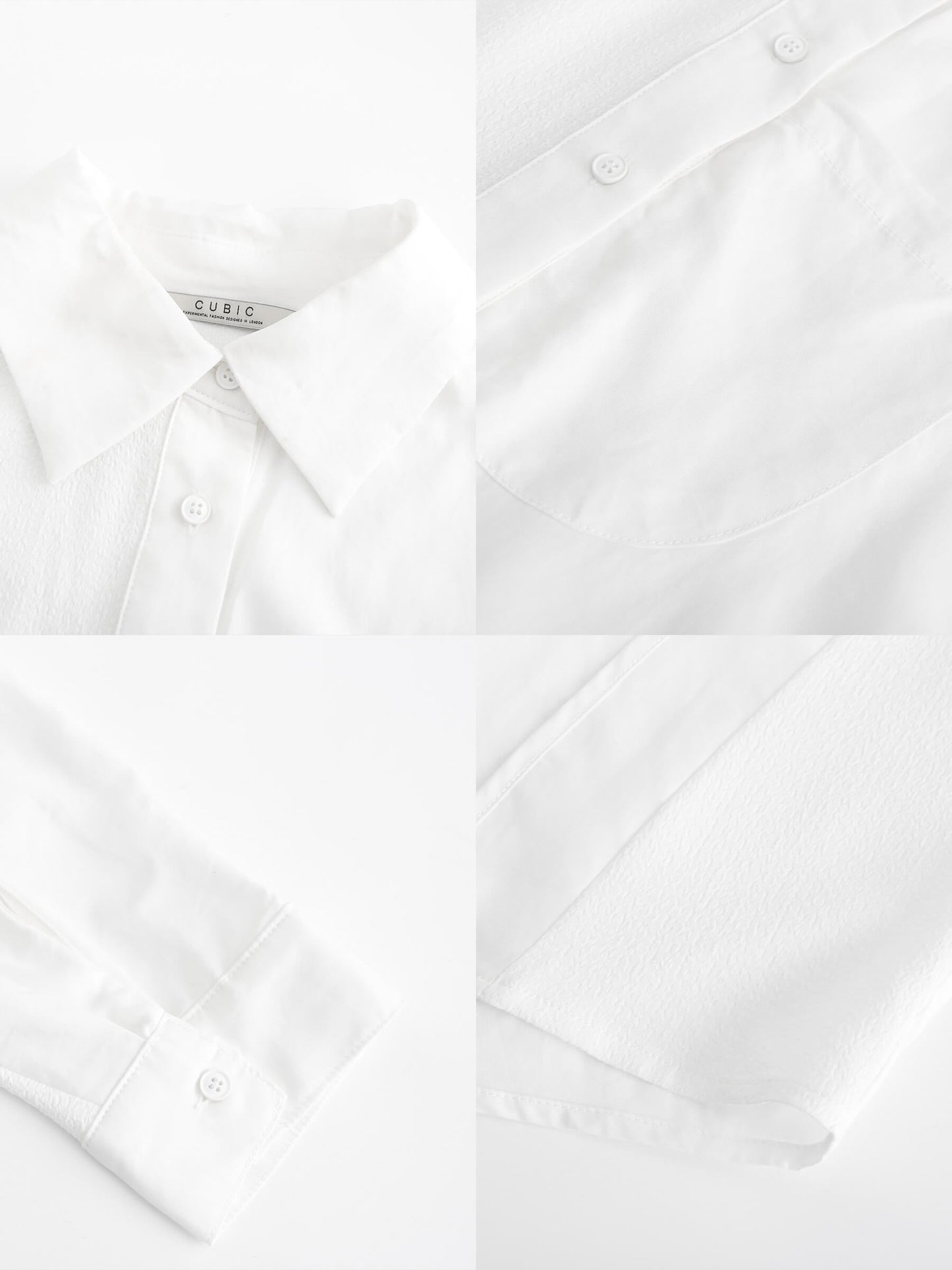 Asymmetric Panelled Shirt