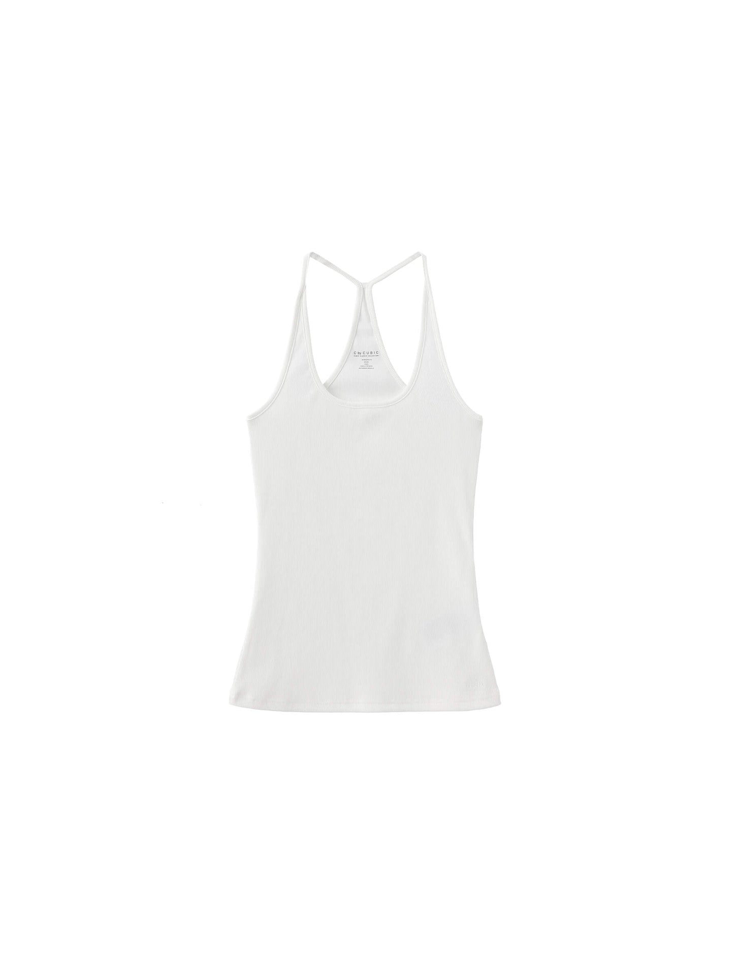 C BY CUBIC Slim-Fit Sleeveless Knit Tank Top