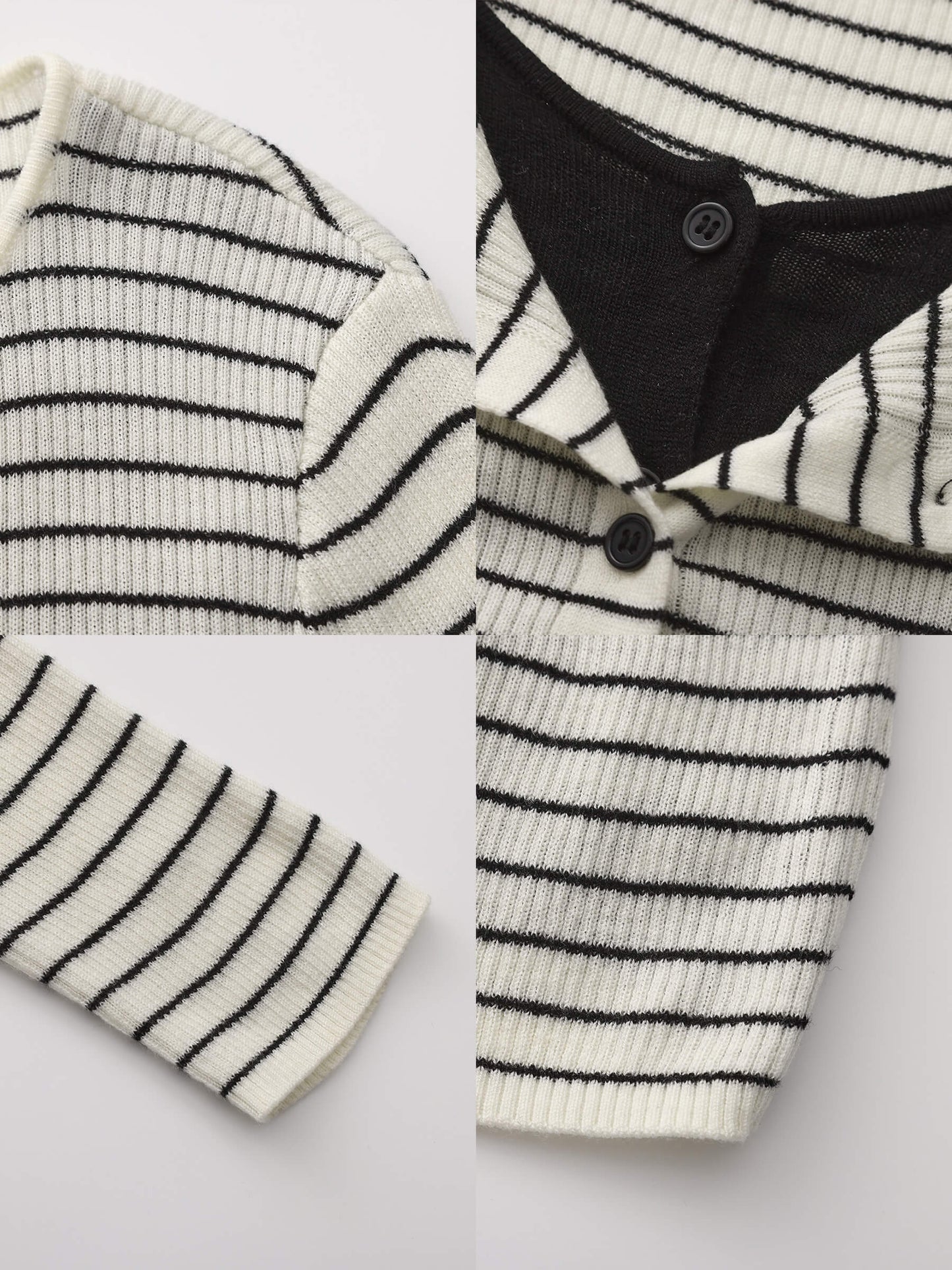 Slim-Fit Long Sleeve Layered Knit Cardigan