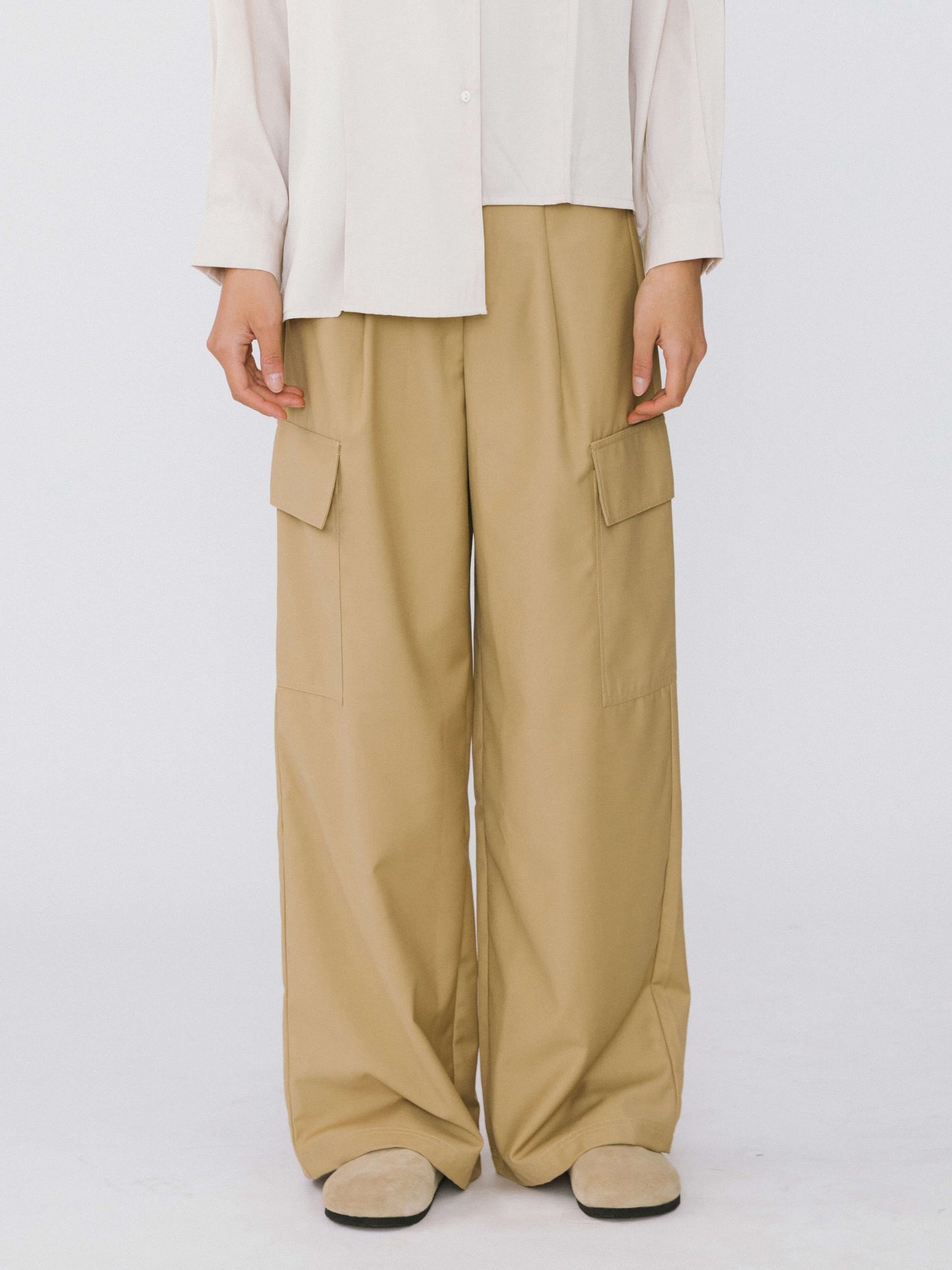Straight Leg Cargo Trousers