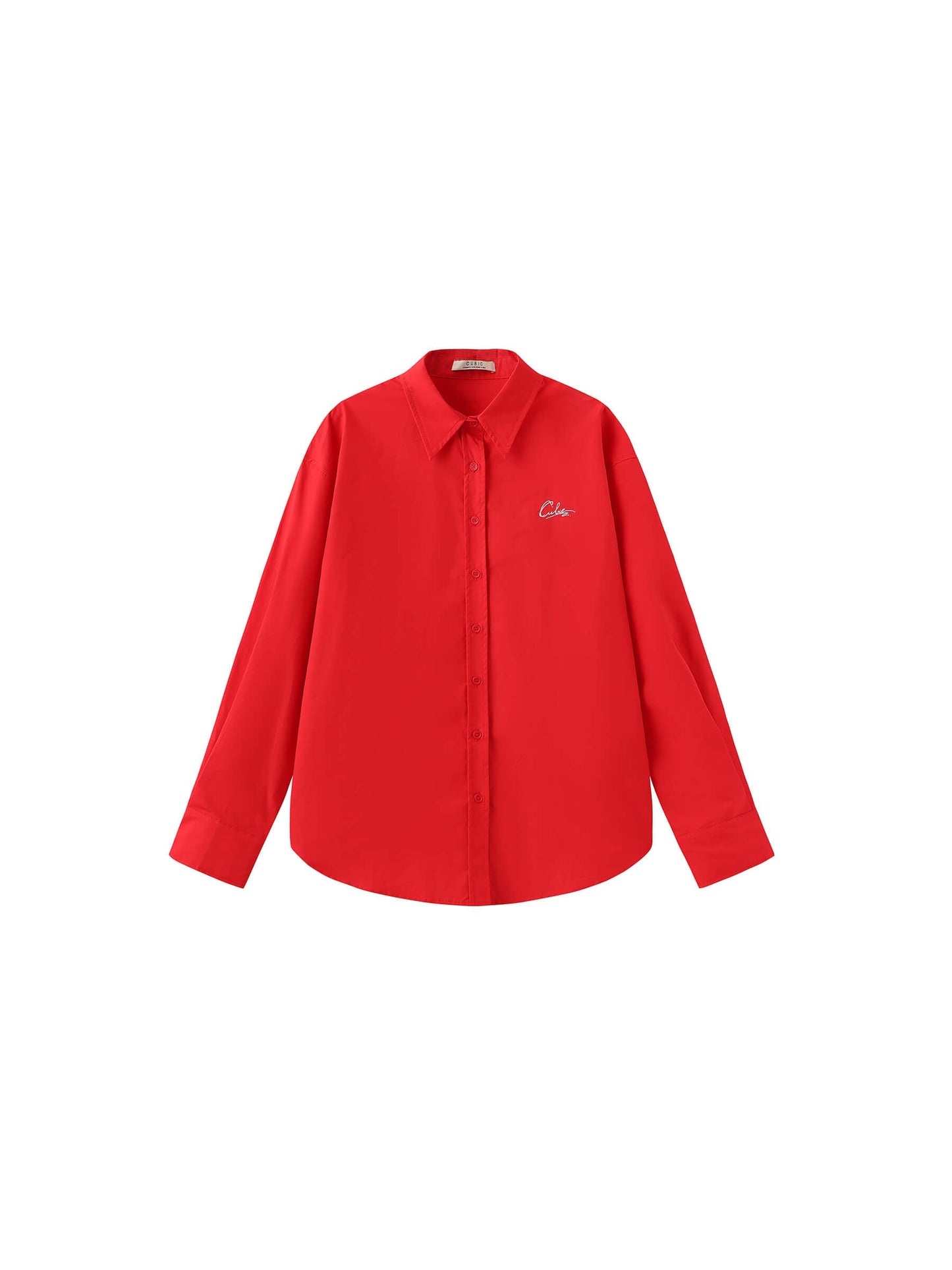 100% Cotton Embroidered Oversized Shirt