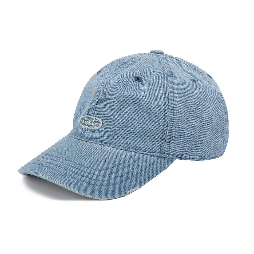 Denim Cubic Cap