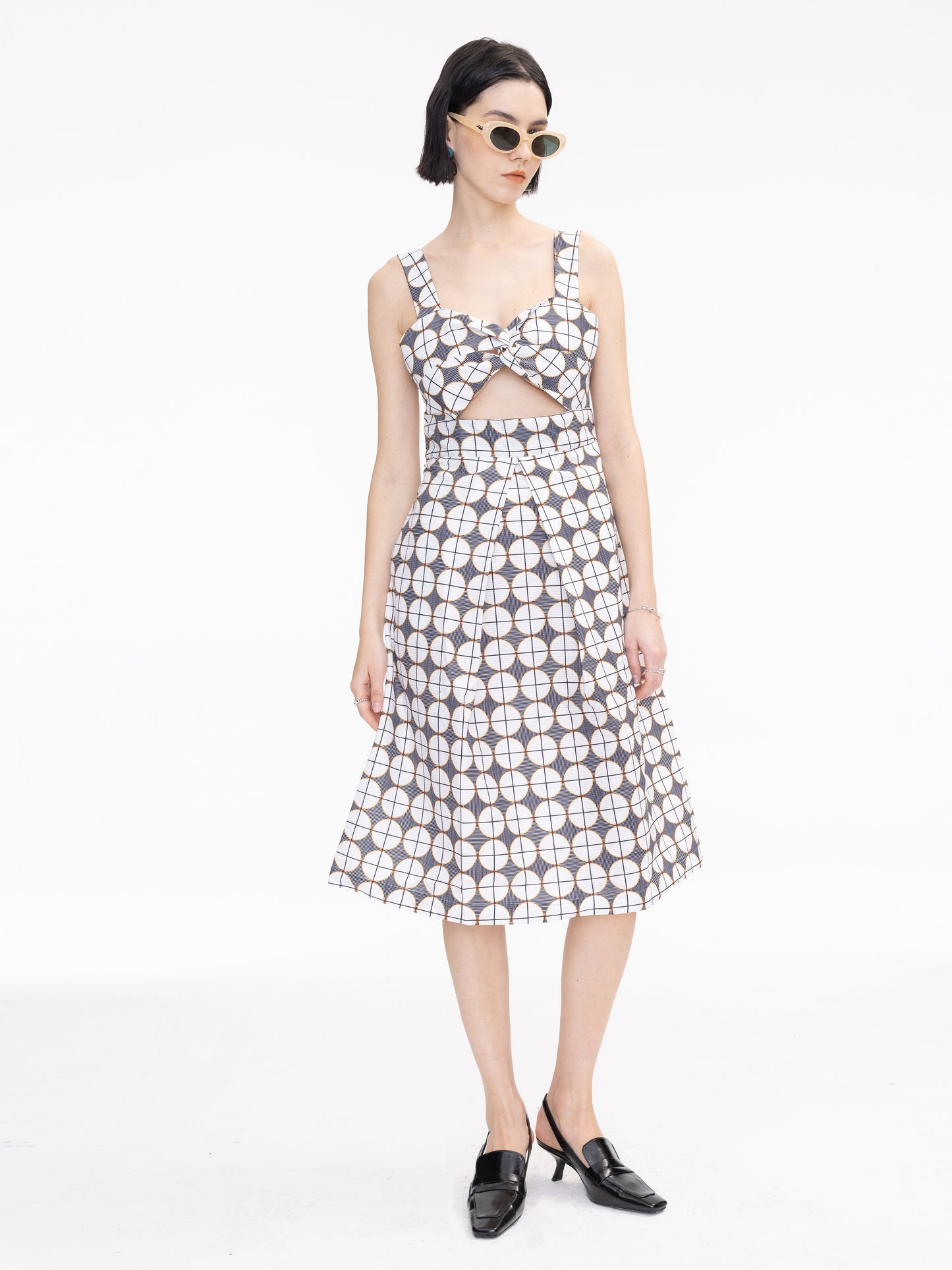 Sweetheart Neckline Cut Out Dress