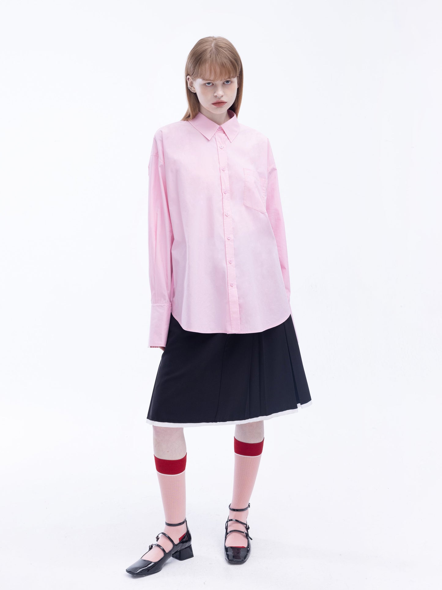 Classic Shirt with Turn-Up Cuffs