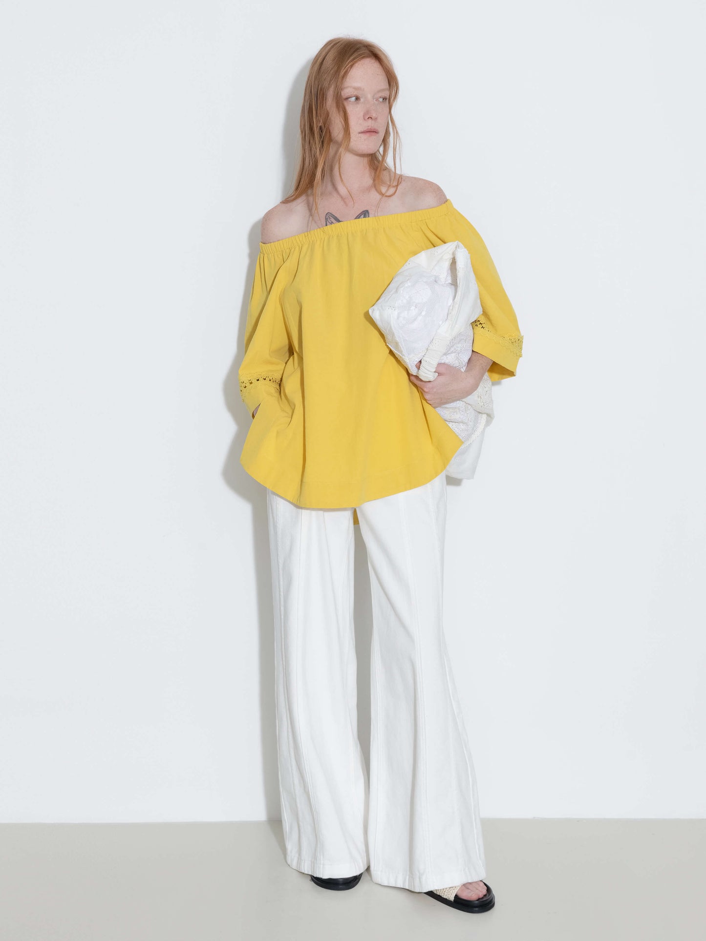 Off-Shoulder Short Sleeve Top