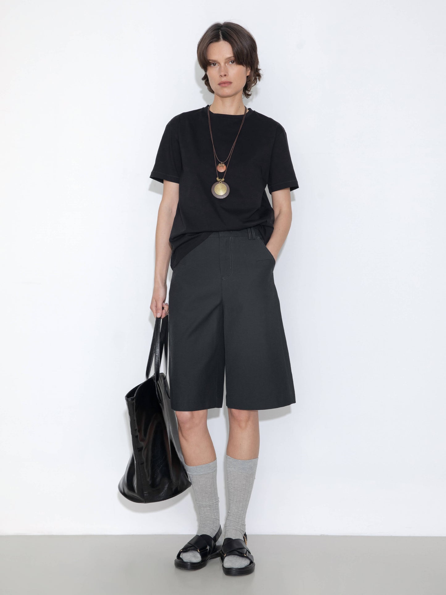 Knee-Length Casual Trousers