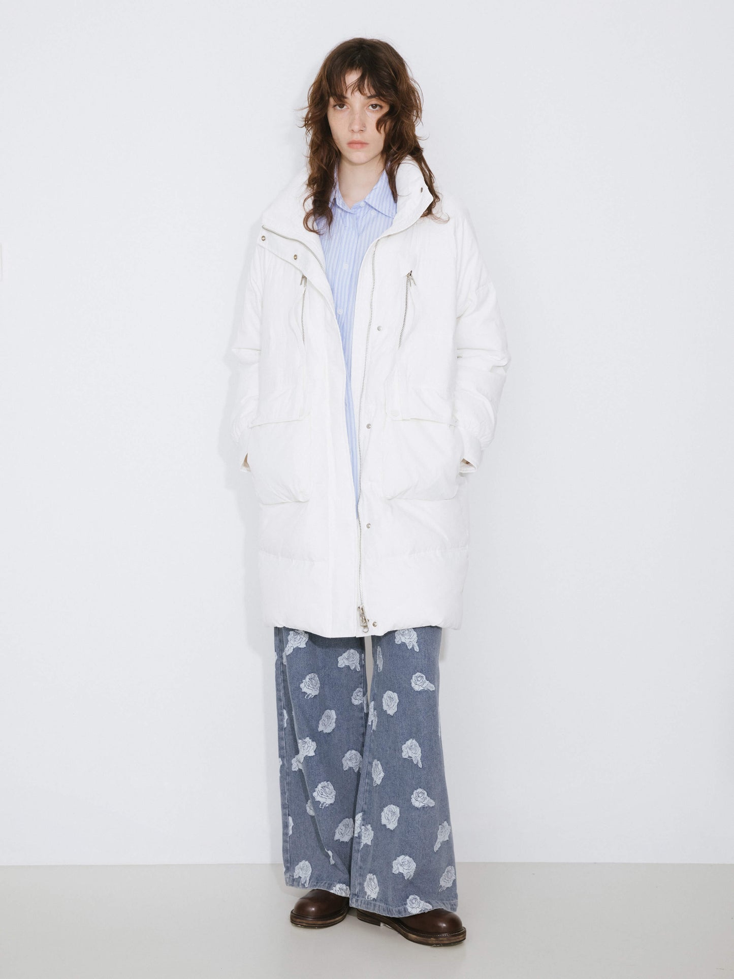 Long Puffer Down Coat