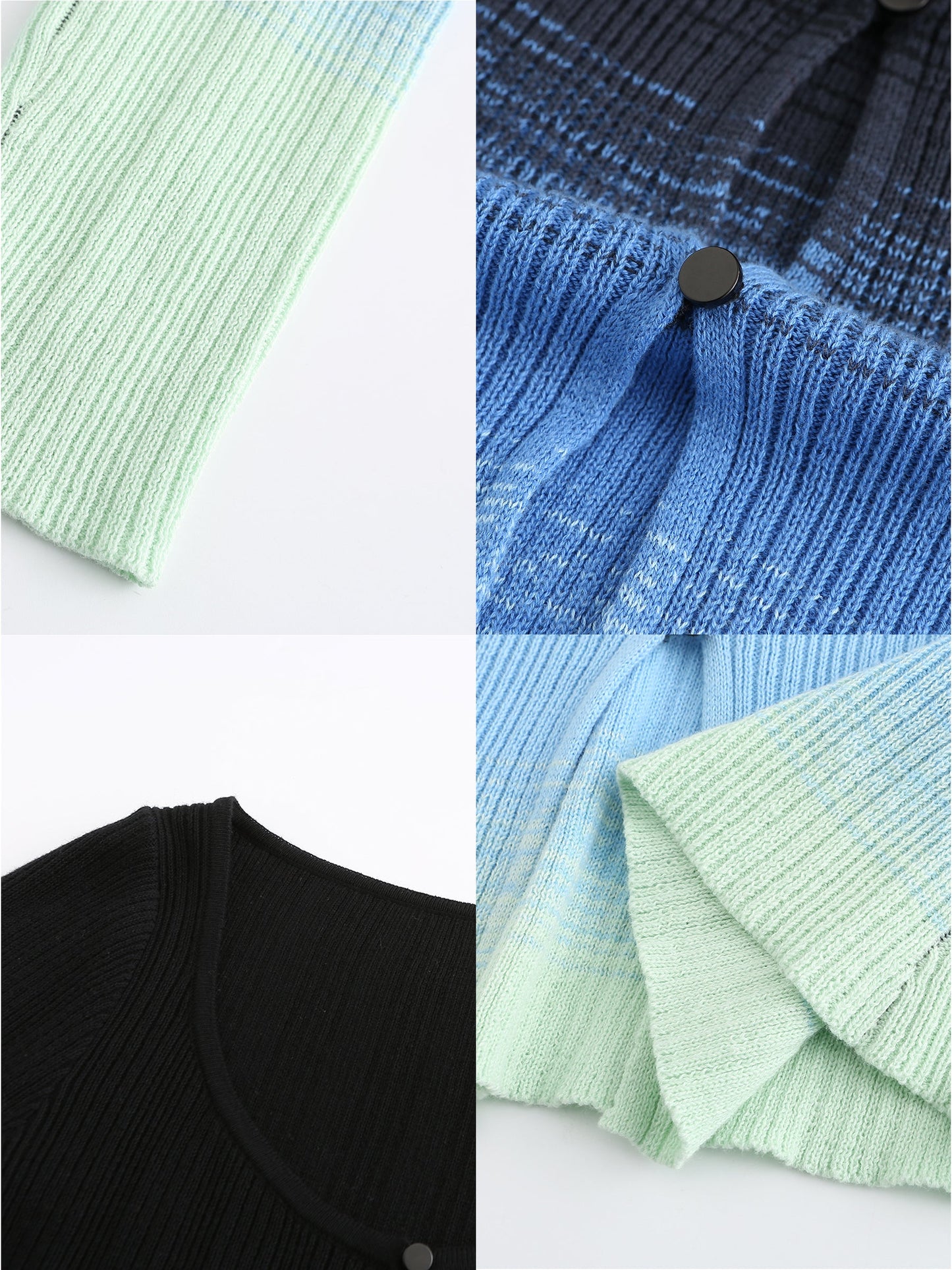 Gradient Coloured Thin Cardigan