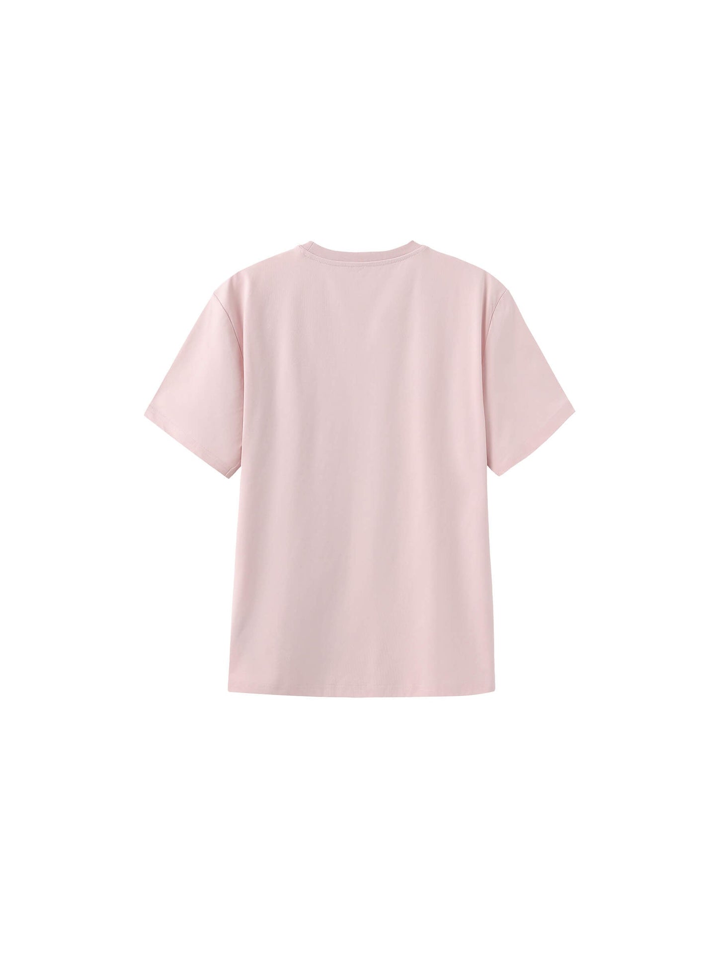 C by CUBIC Oversized Crew Neck Solid T-Shirt