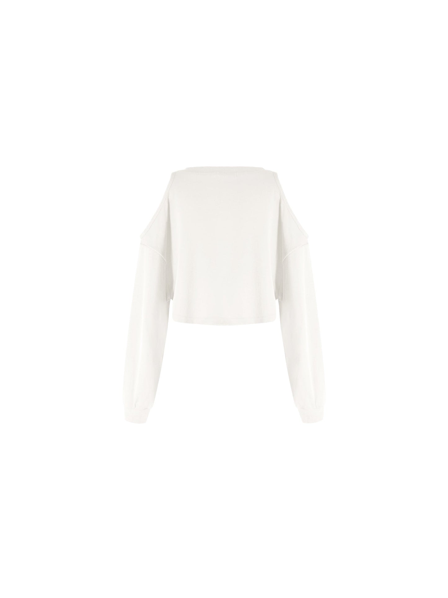 Shoulder Cut Out Crop Top