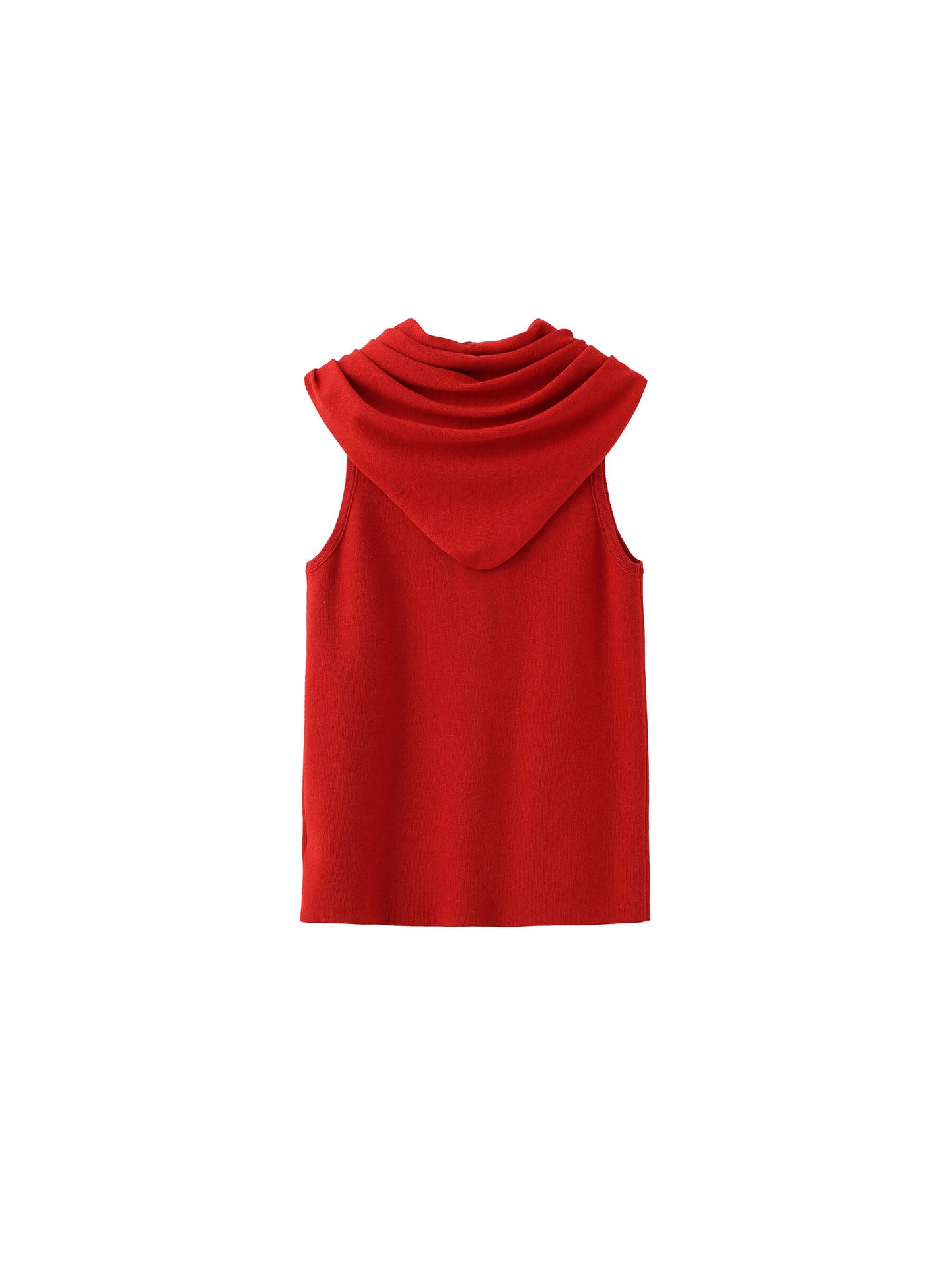 Slim-Fit Knit Henley Vest with Neck Tie