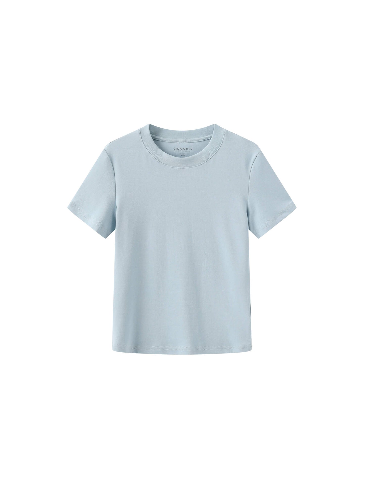 C BY CUBIC Crew Neck Short-Sleeve T-Shirt
