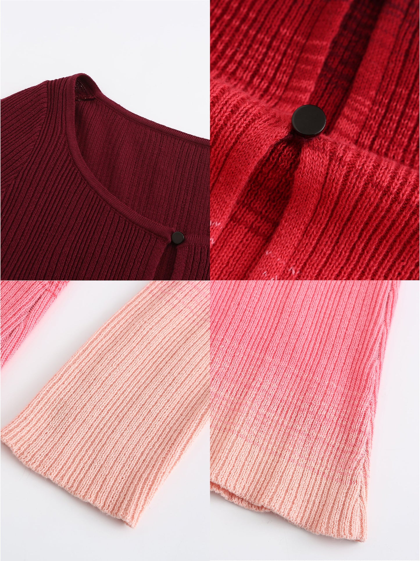 Gradient Coloured Thin Cardigan