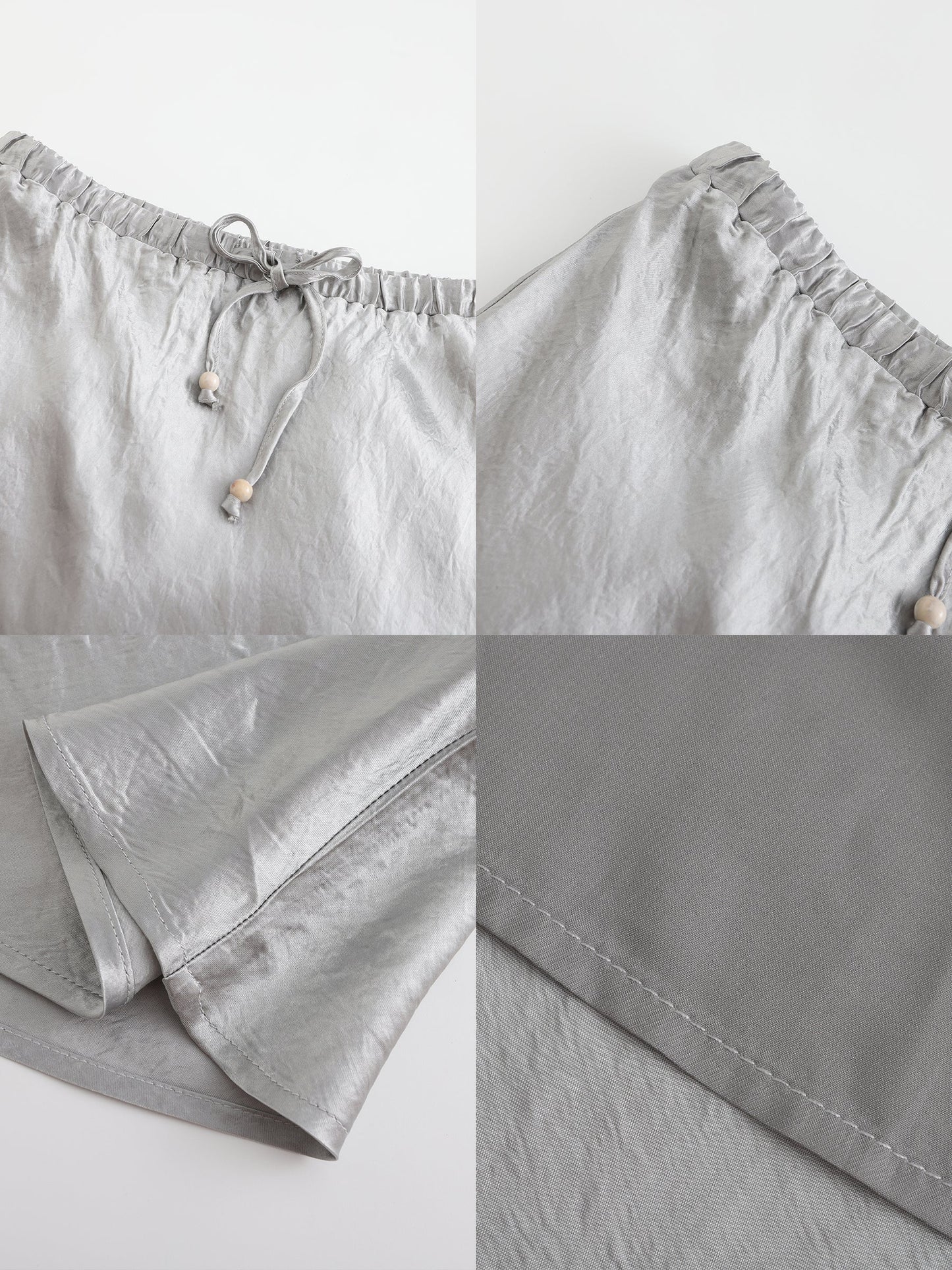 100% Heavyweight Acetate Bias Cut Skirt