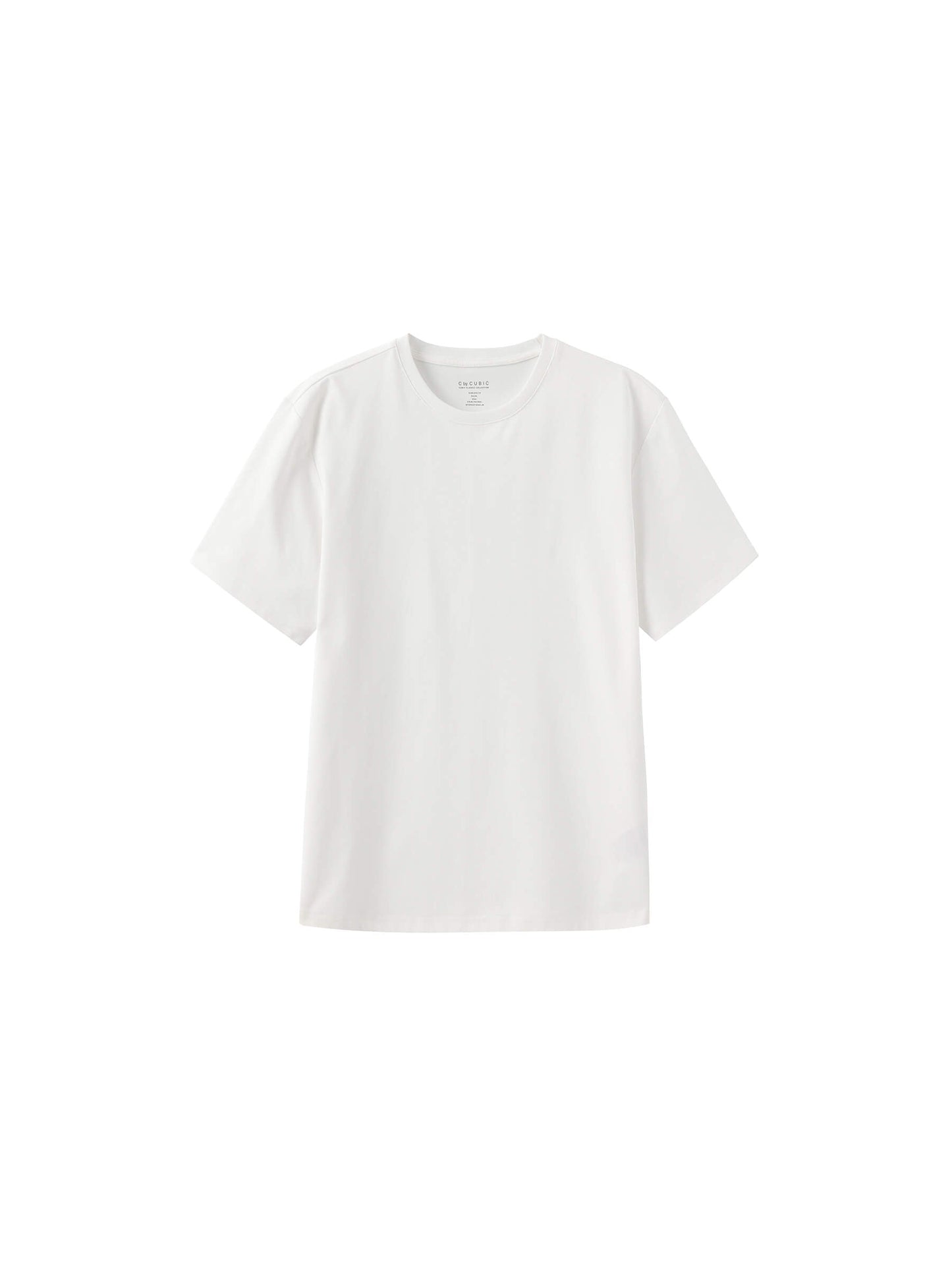 C by CUBIC Oversized Crew Neck Solid T-Shirt