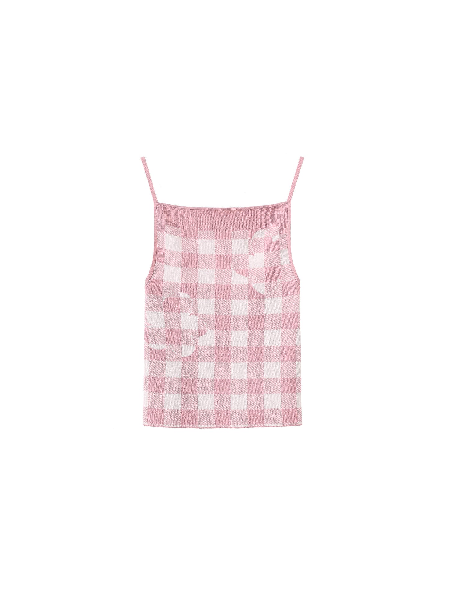 Checkered Knit Camisole top