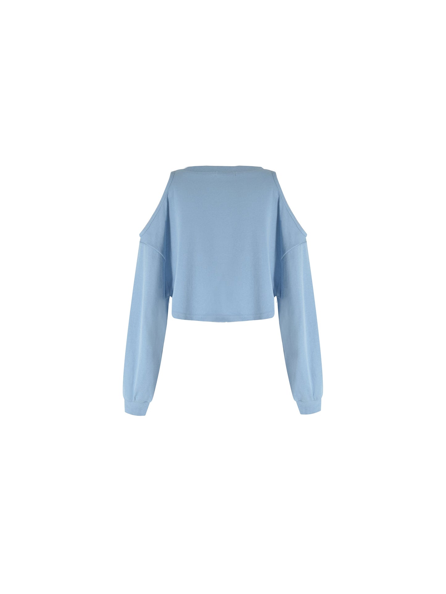 Shoulder Cut Out Crop Top