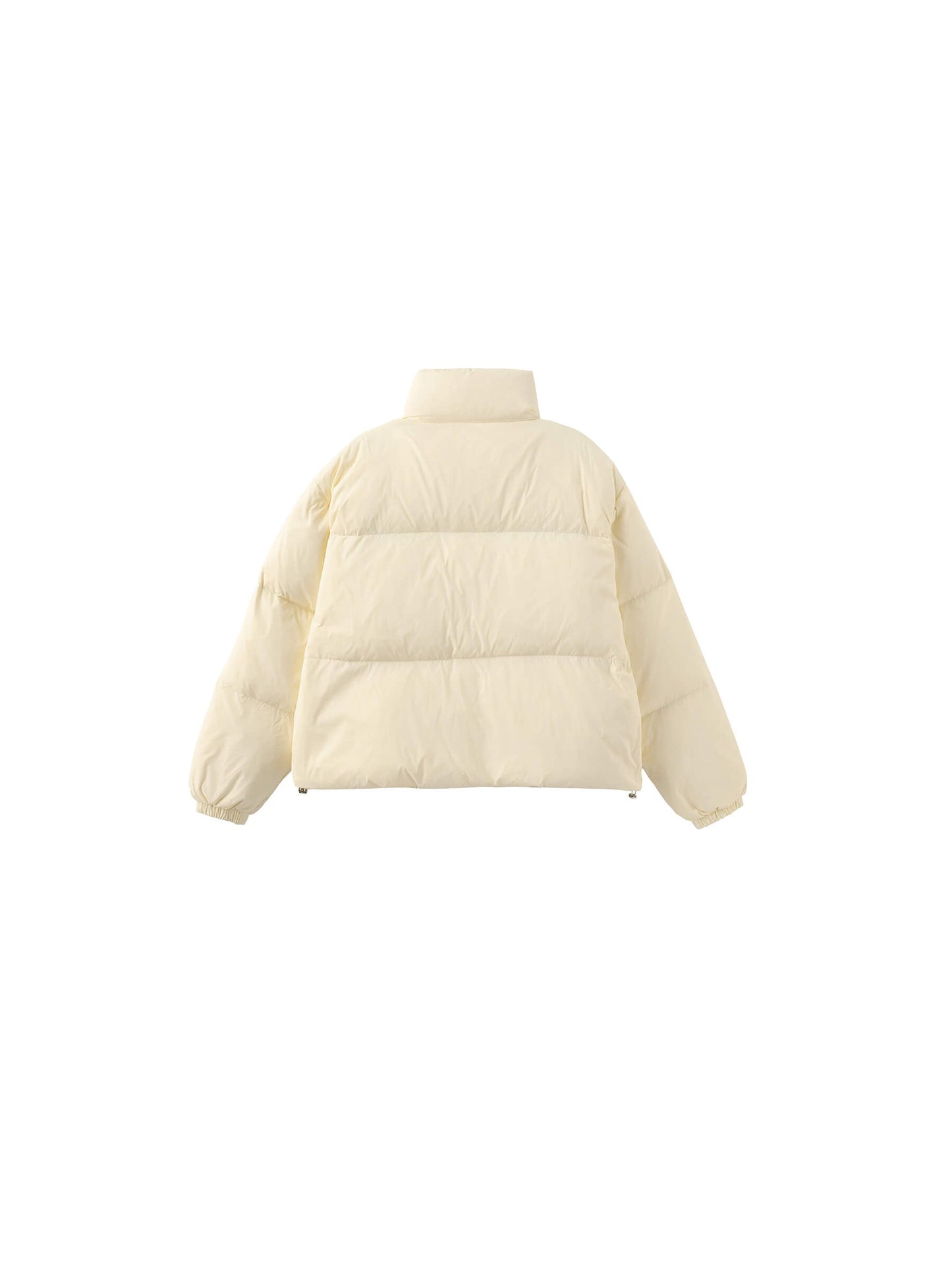 Cropped High Neck Down Coat