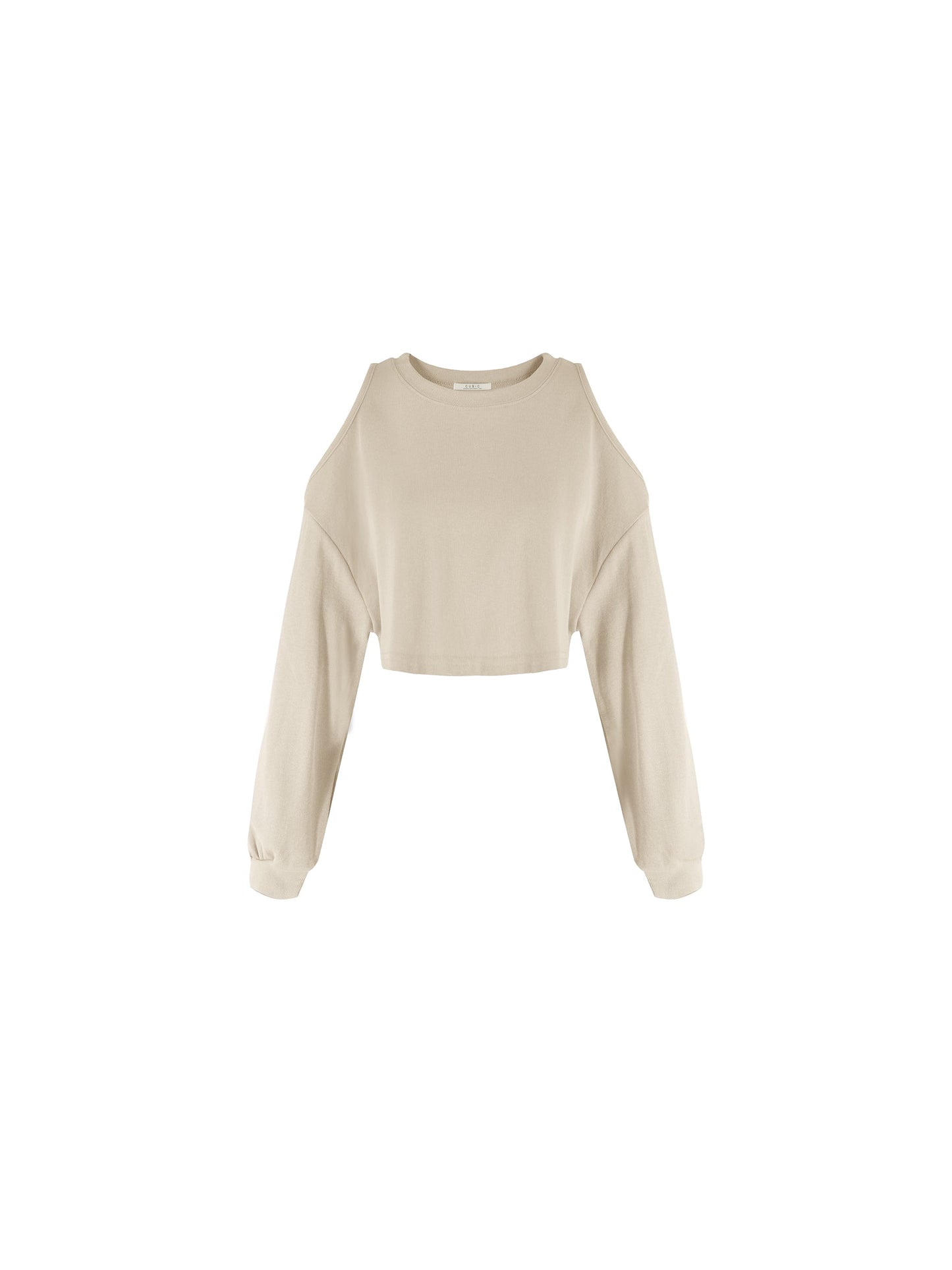 Shoulder Cut Out Crop Top