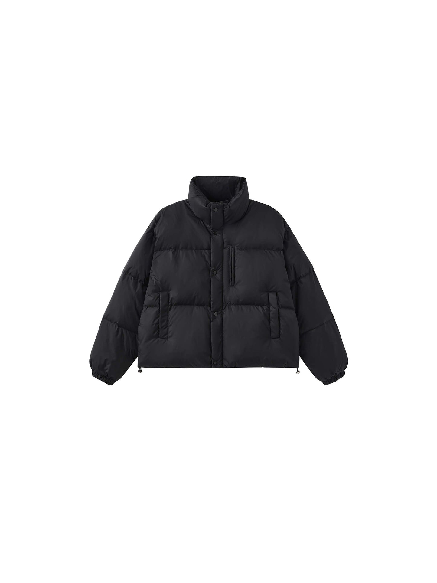 Cropped High Neck Down Coat