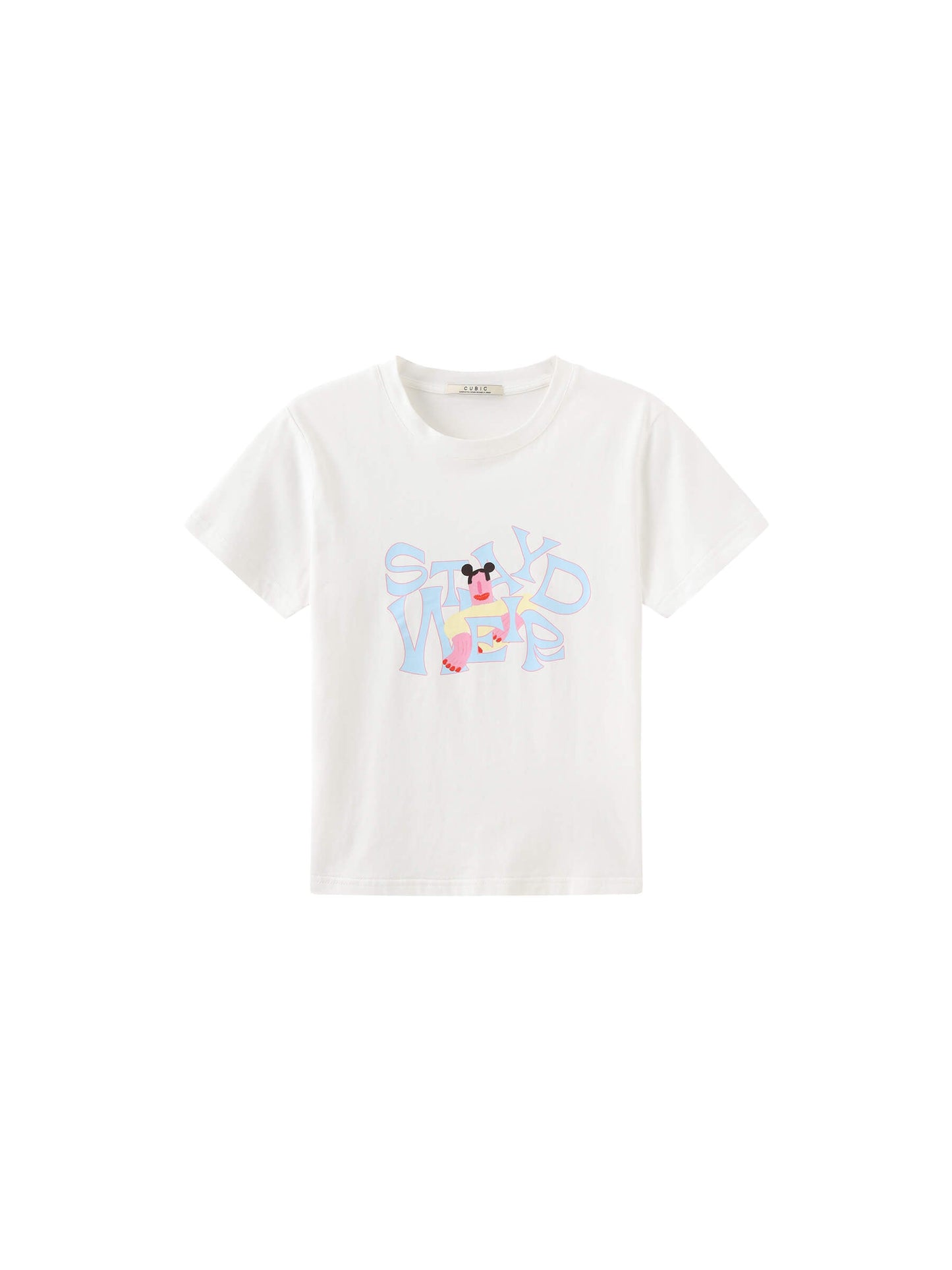 "Stay Weird" Printed T-Shirt