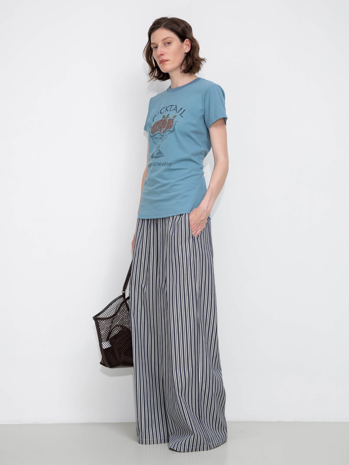 Printed Casual Short-Sleeve Top