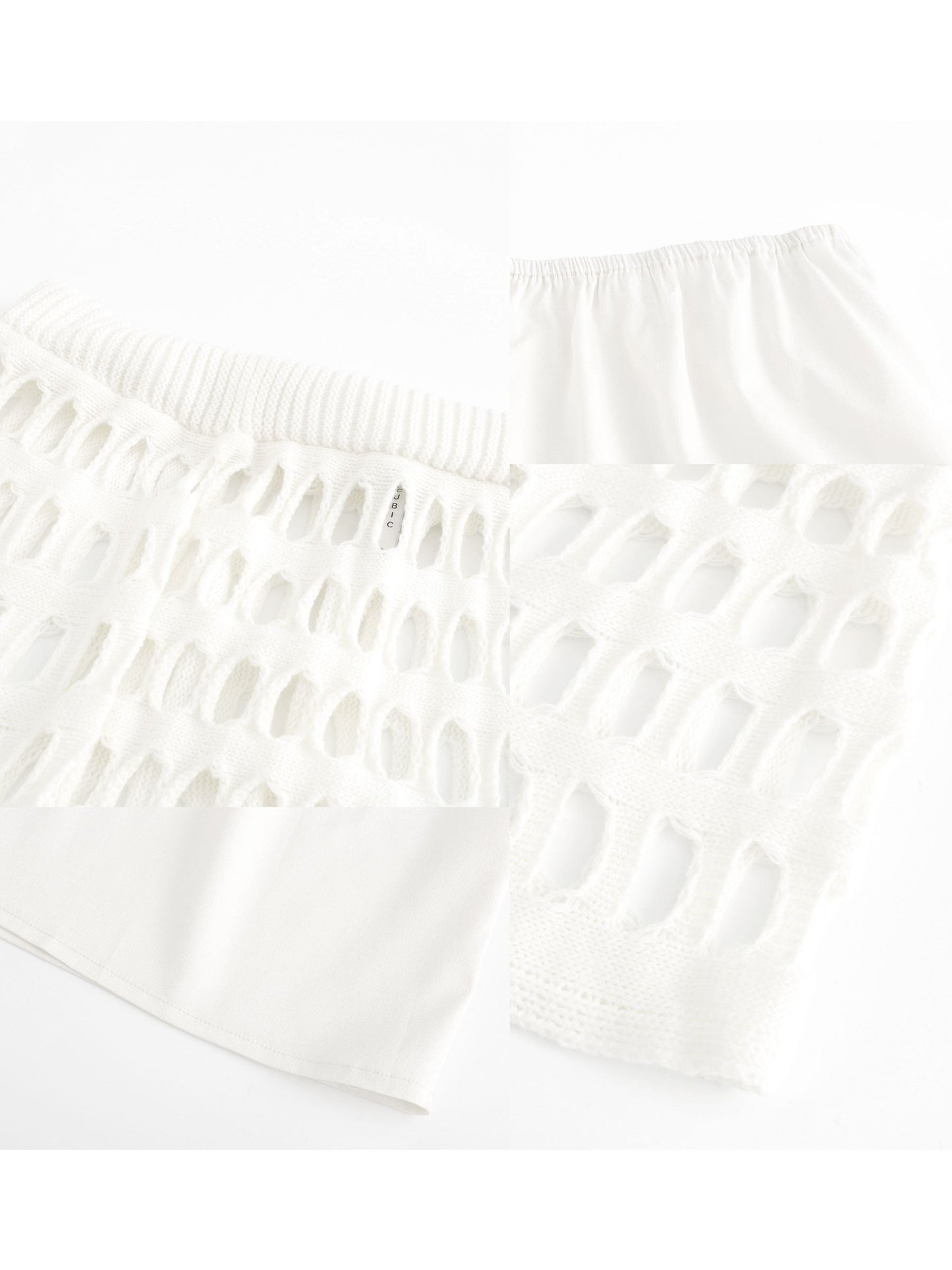 CUBIC Women's Large Mesh Midi Skirt