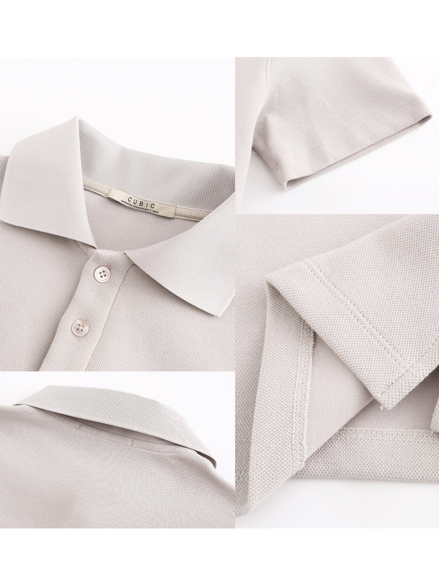 Oversized Cropped Polo T-Shirt
