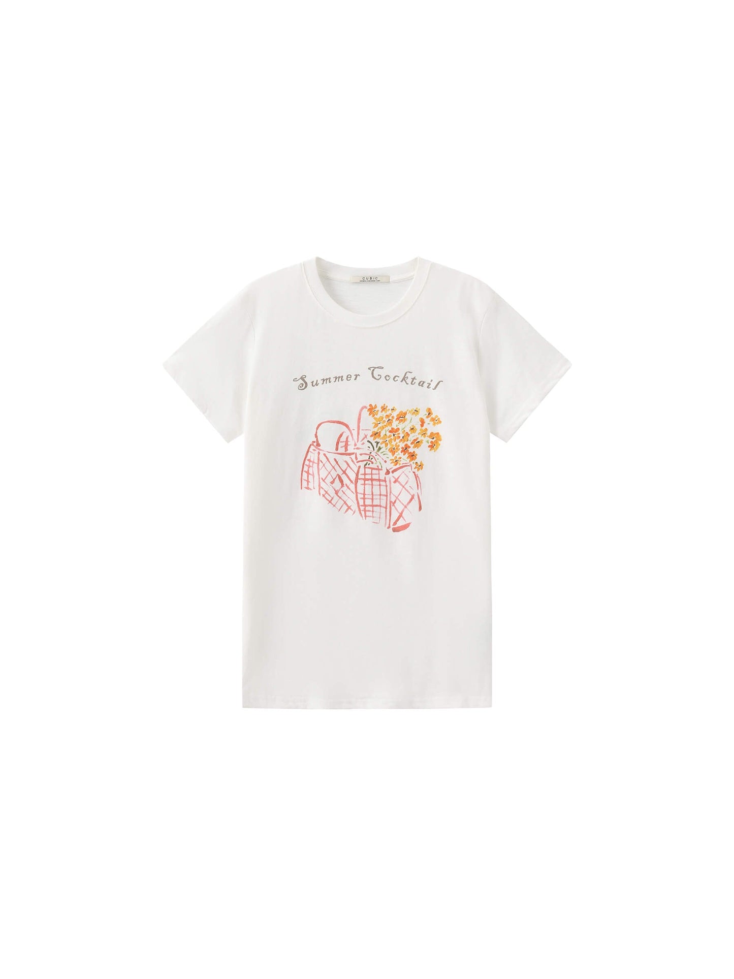 Printed Casual Short-Sleeve Top