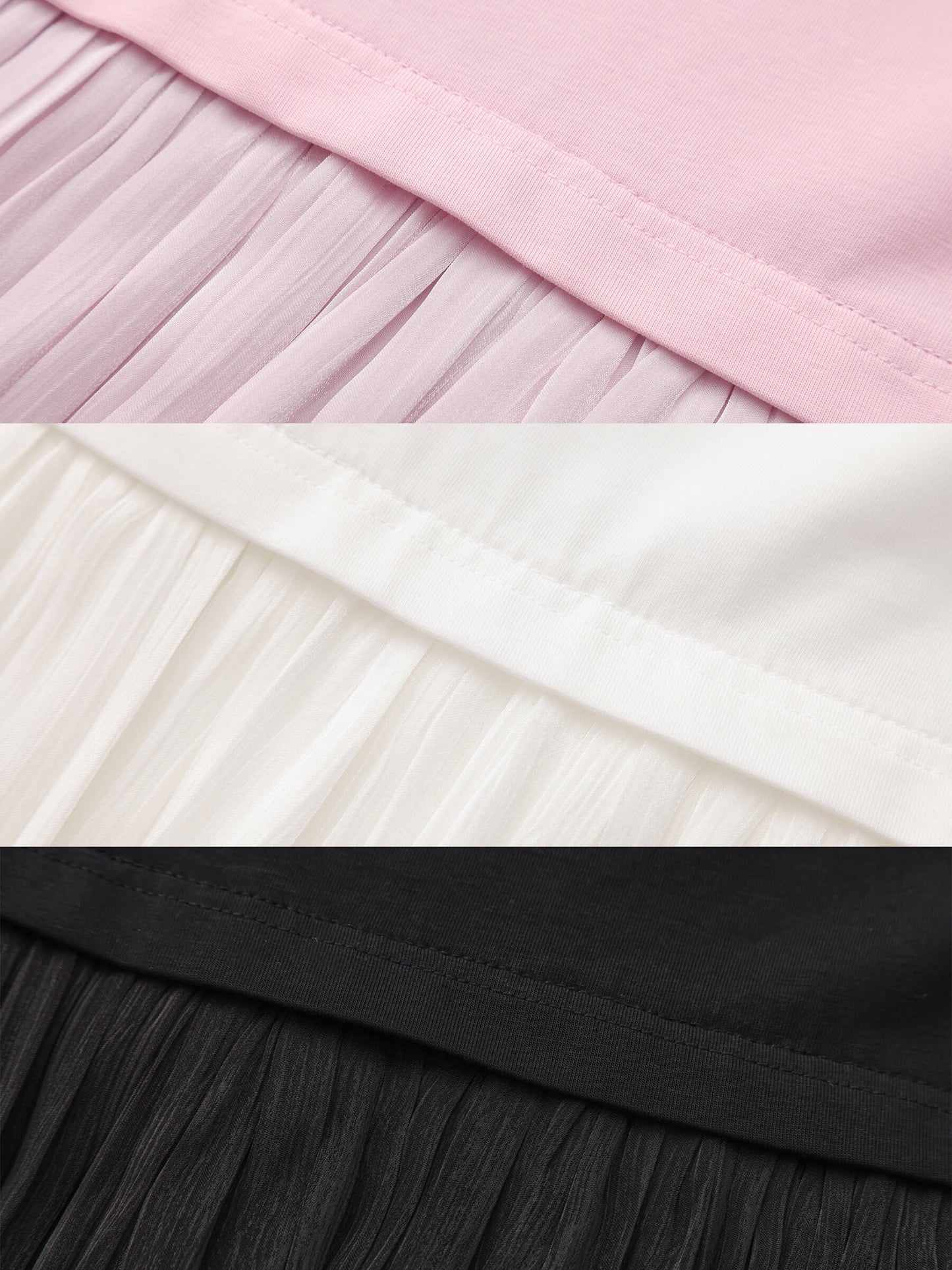 Oversized Round Neck Short Sleeve Pleated Dress