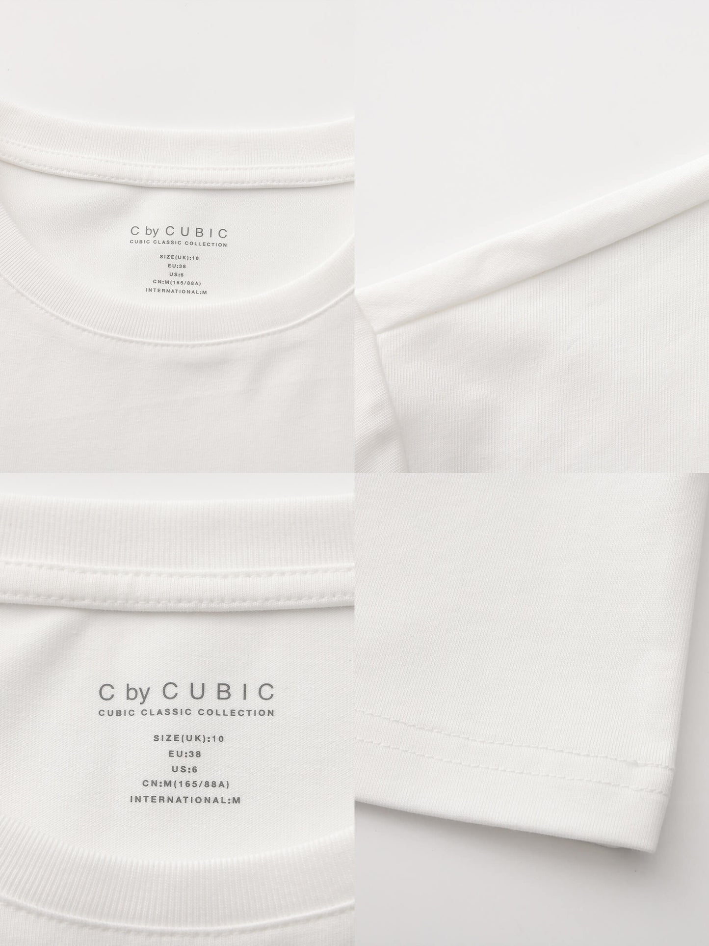 C by CUBIC Oversized Crew Neck Solid T-Shirt