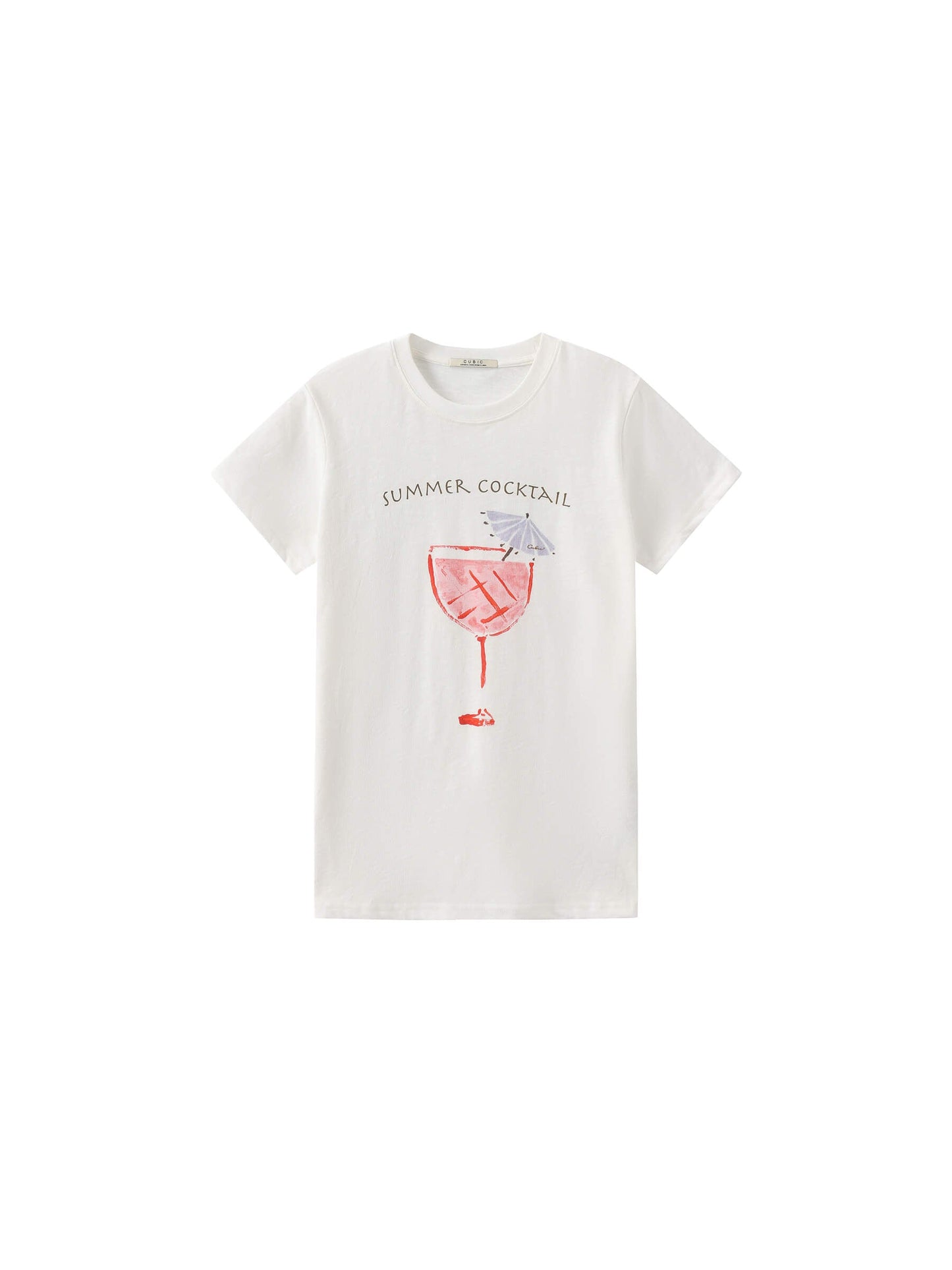 Printed Casual Short-Sleeve Top