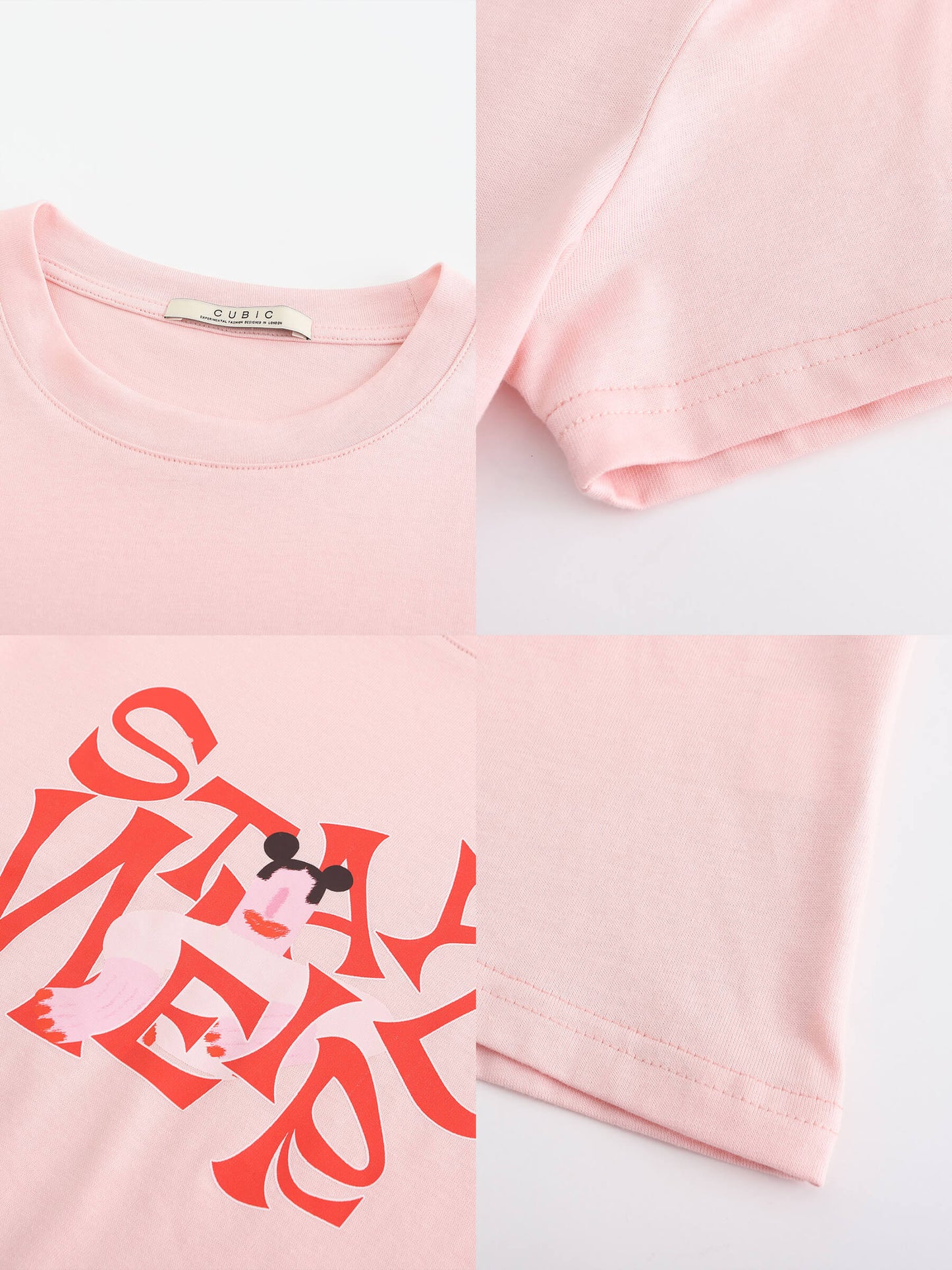 "Stay Weird" Printed T-Shirt
