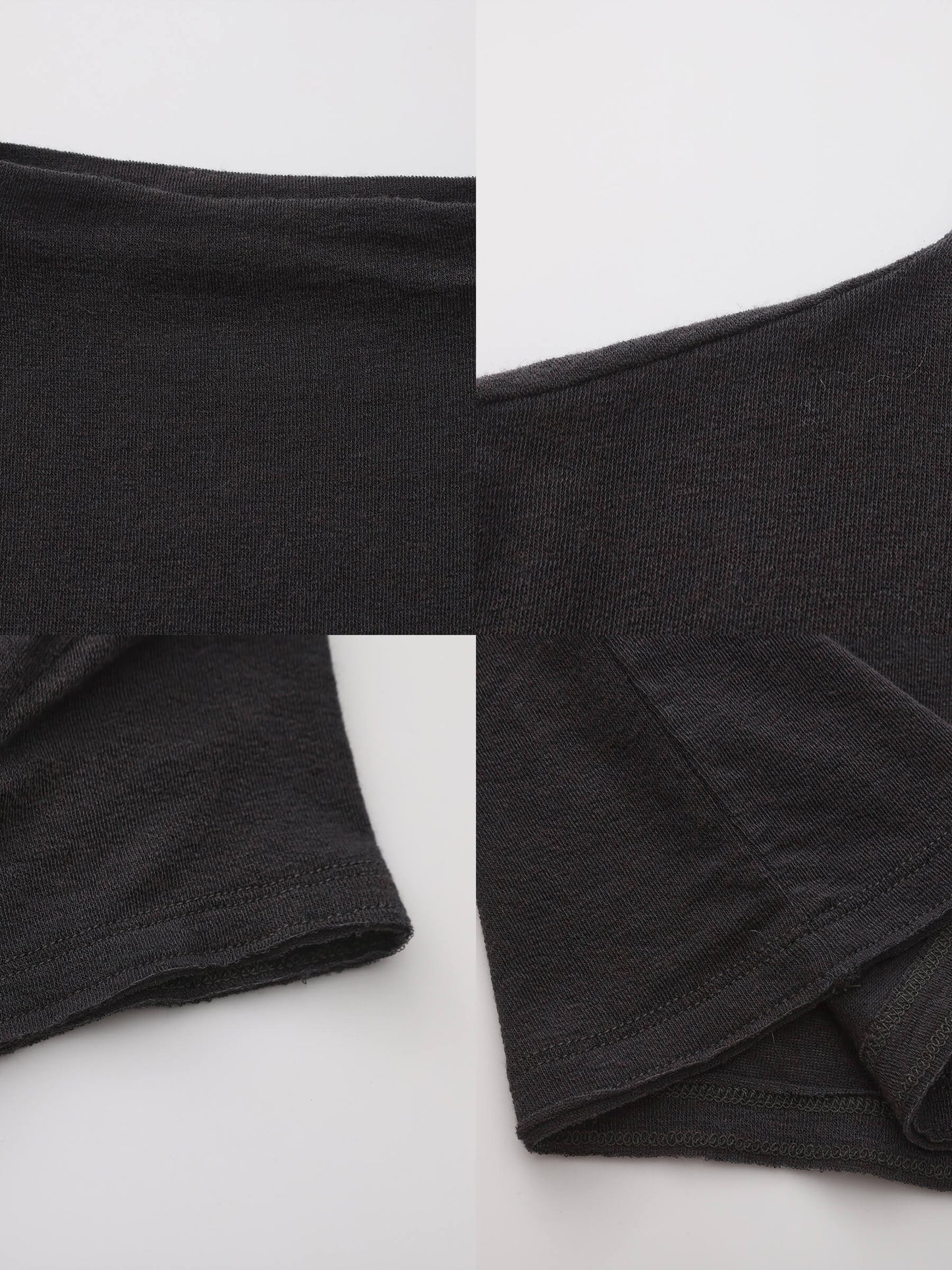 High Neck Stretch Slim-Fit Short-Sleeve T-Shirt