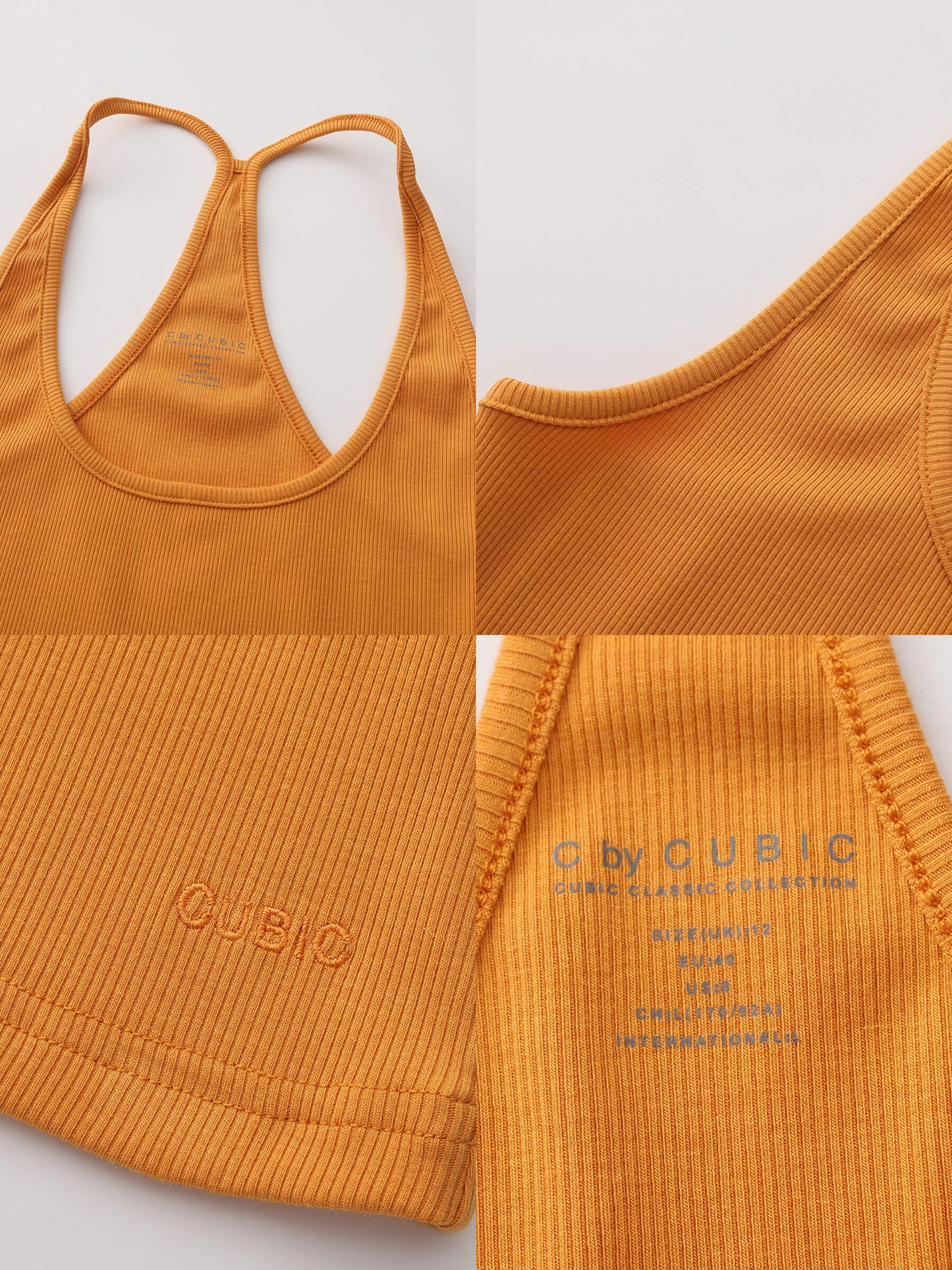C BY CUBIC Slim-Fit Sleeveless Knit Tank Top