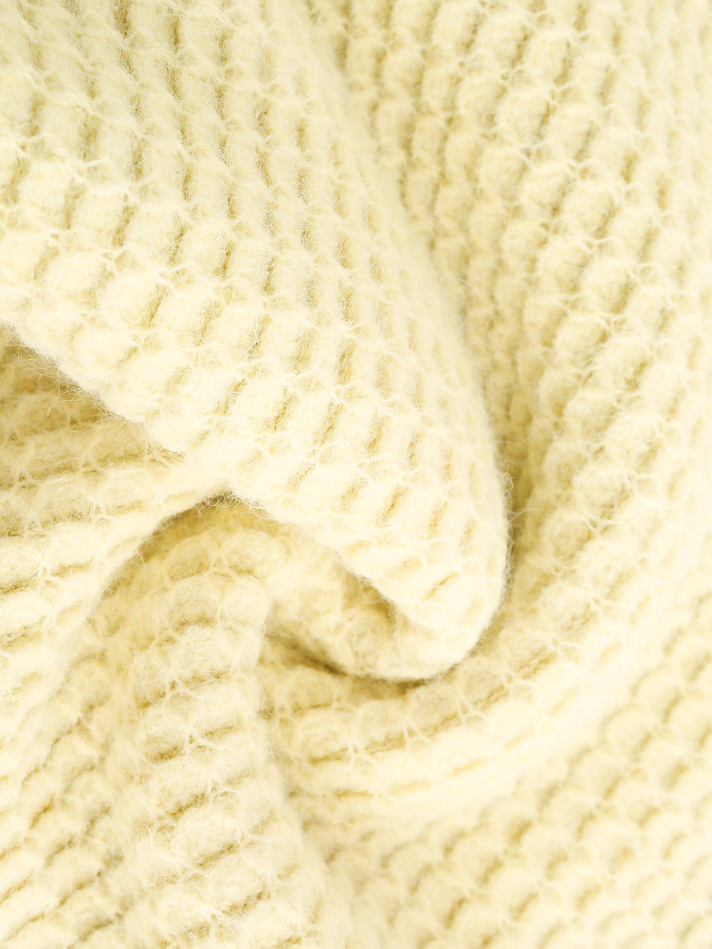 Round Neck Ribbed Knit Sweater