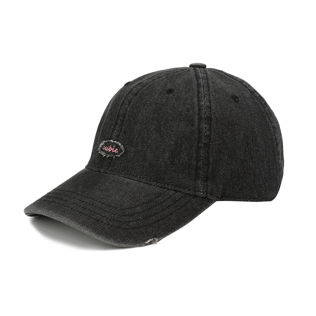 Denim Cubic Cap