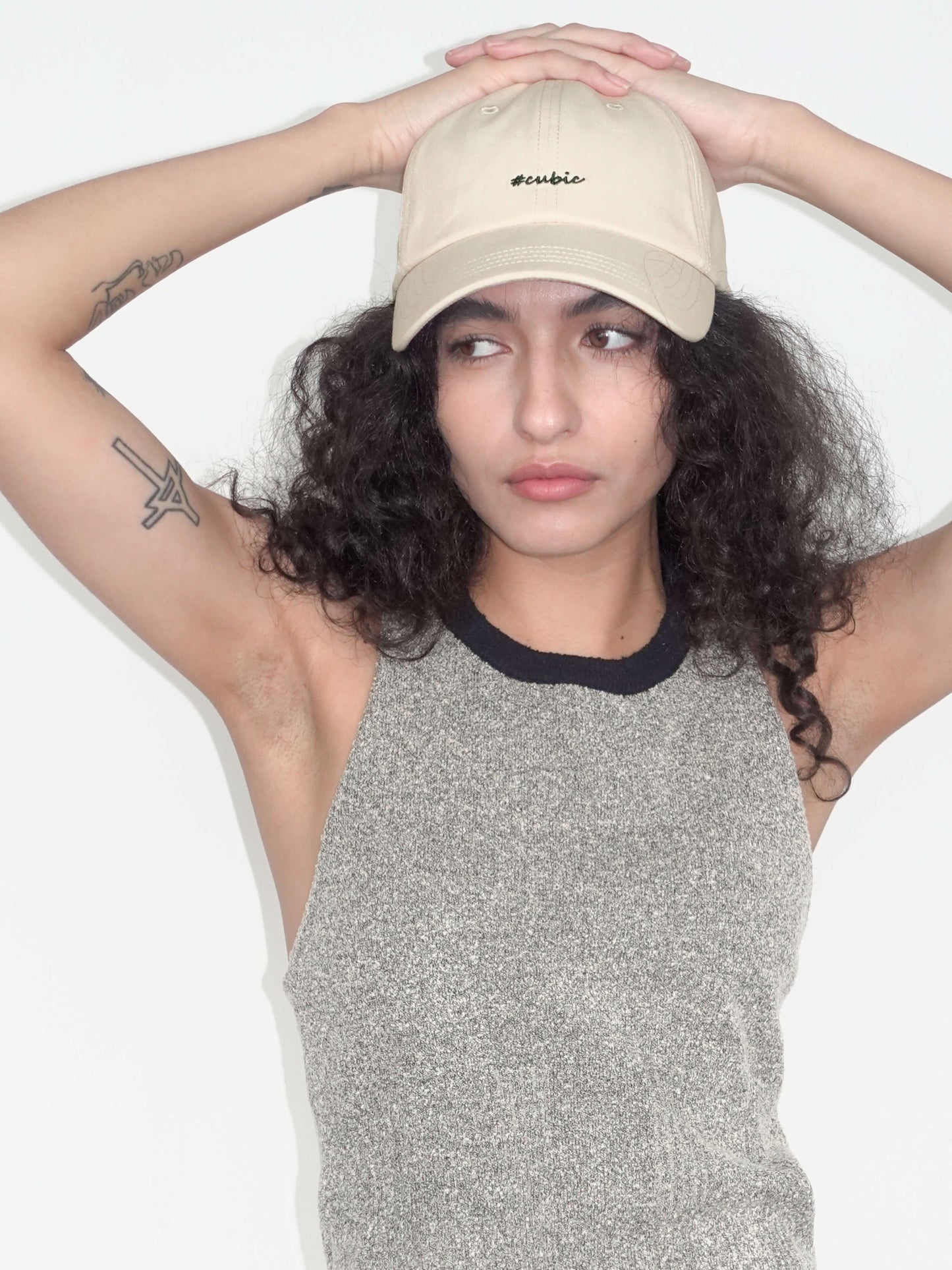 CUBIC Embroidered Solid Color Baseball Cap