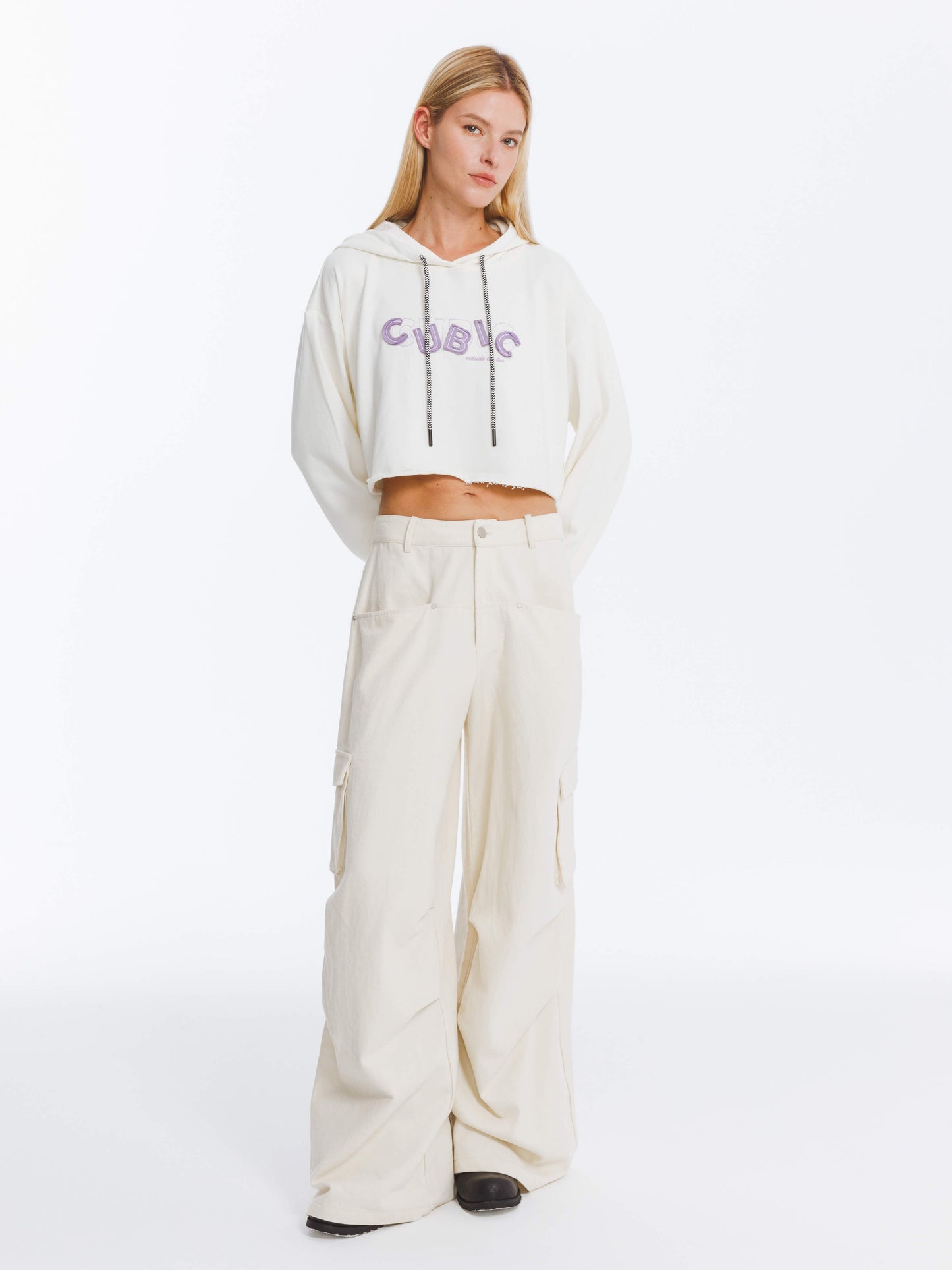 Pure Cotton Twill Cargo Trousers