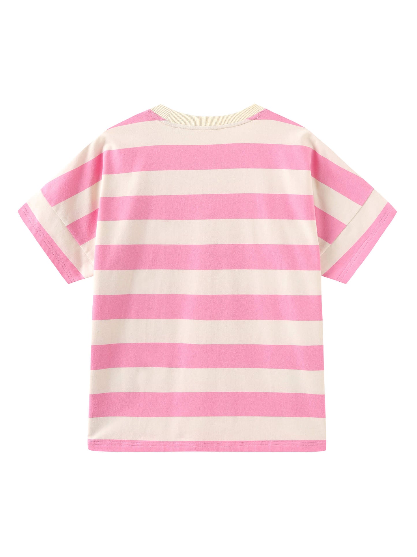 CUBIC Heart Oversized Striped T-Shirt