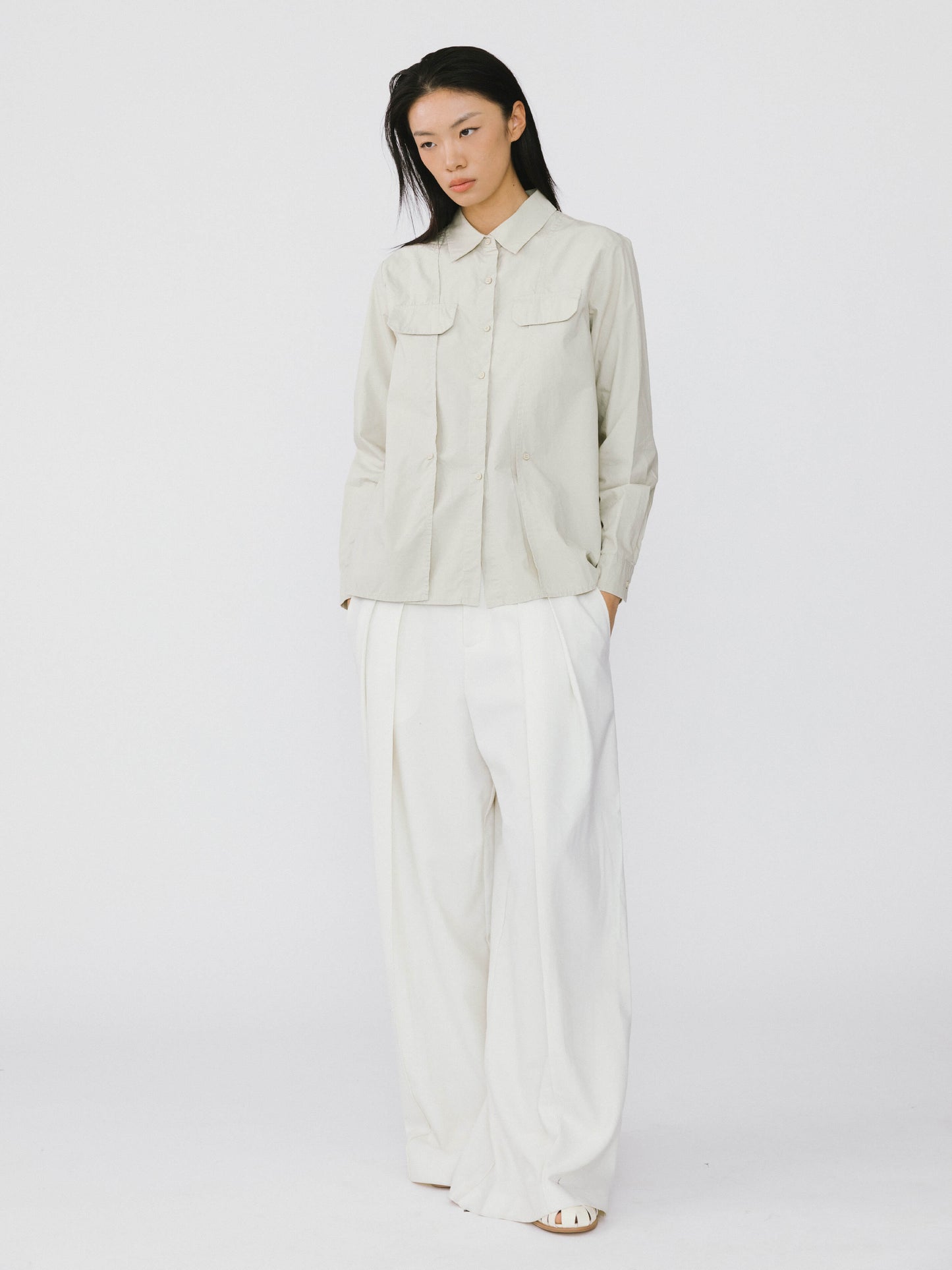 Faux Pocket 100% Cotton Shirt