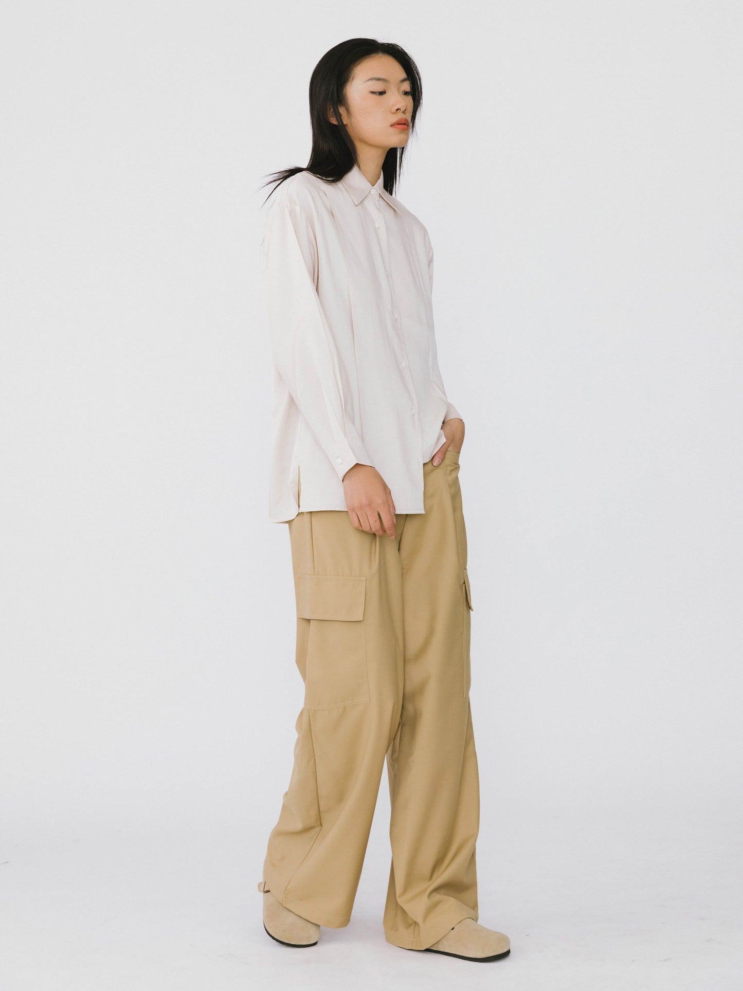 Straight Leg Cargo Trousers