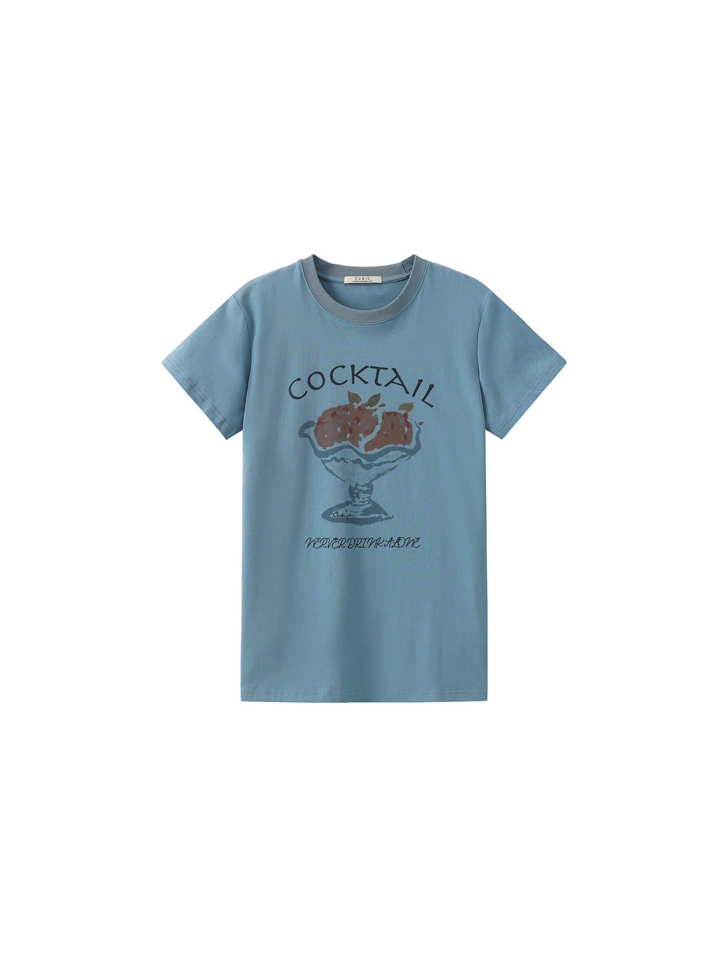 Printed Casual Short-Sleeve Top