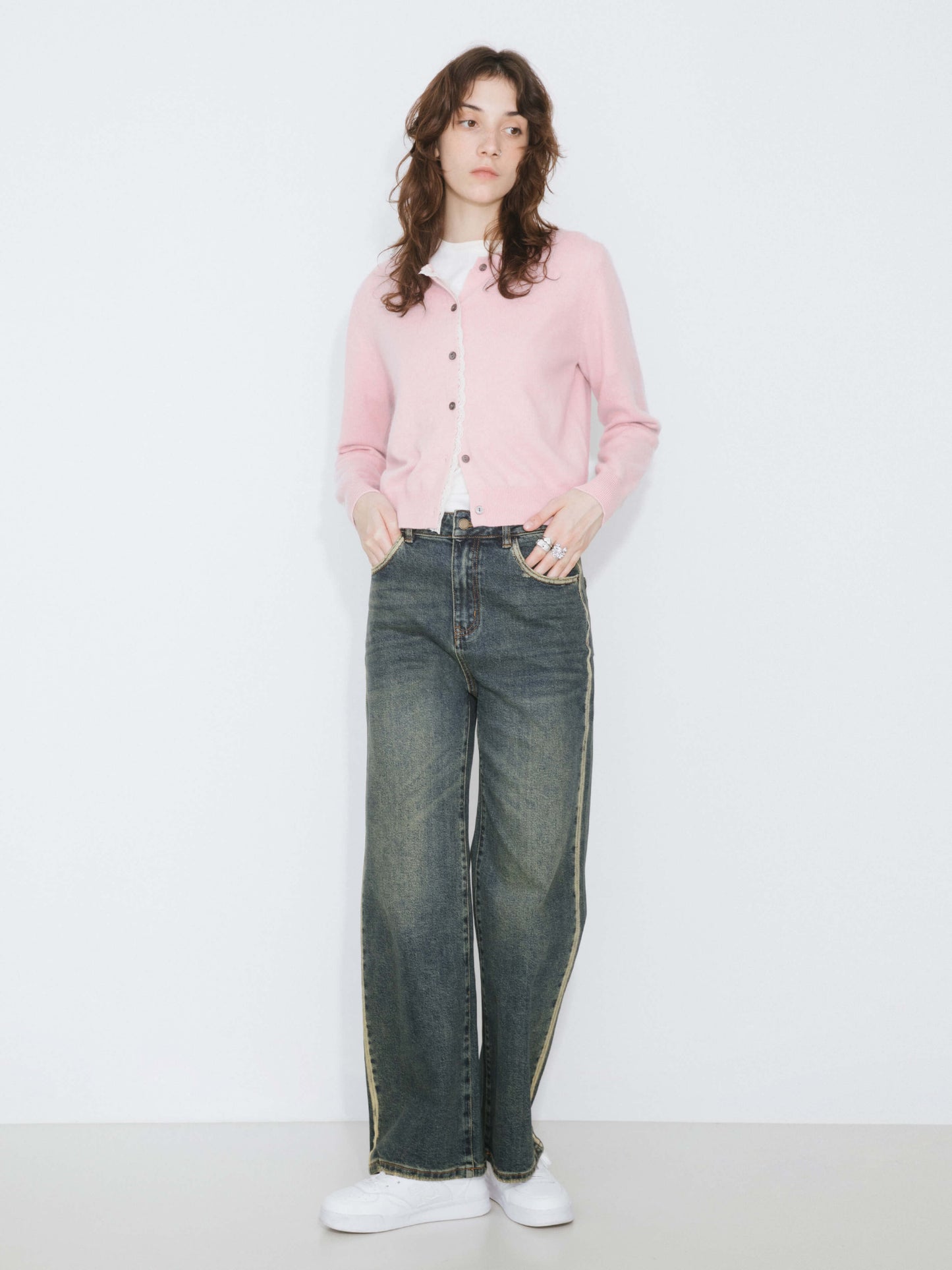 Vintage Bronze Wash Dark Jeans