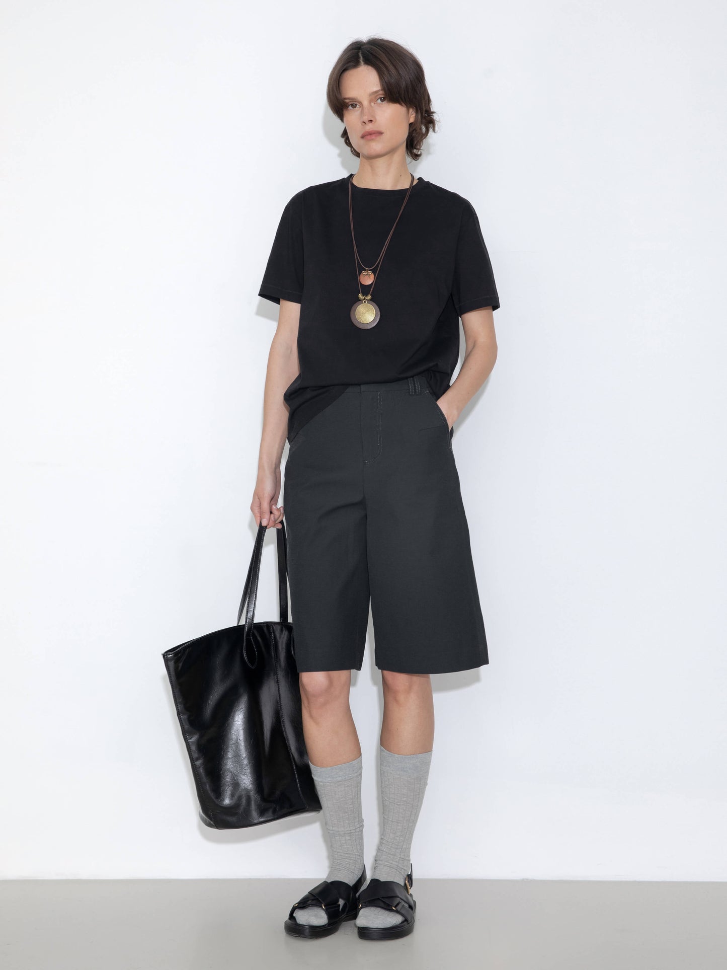 Knee-Length Casual Trousers